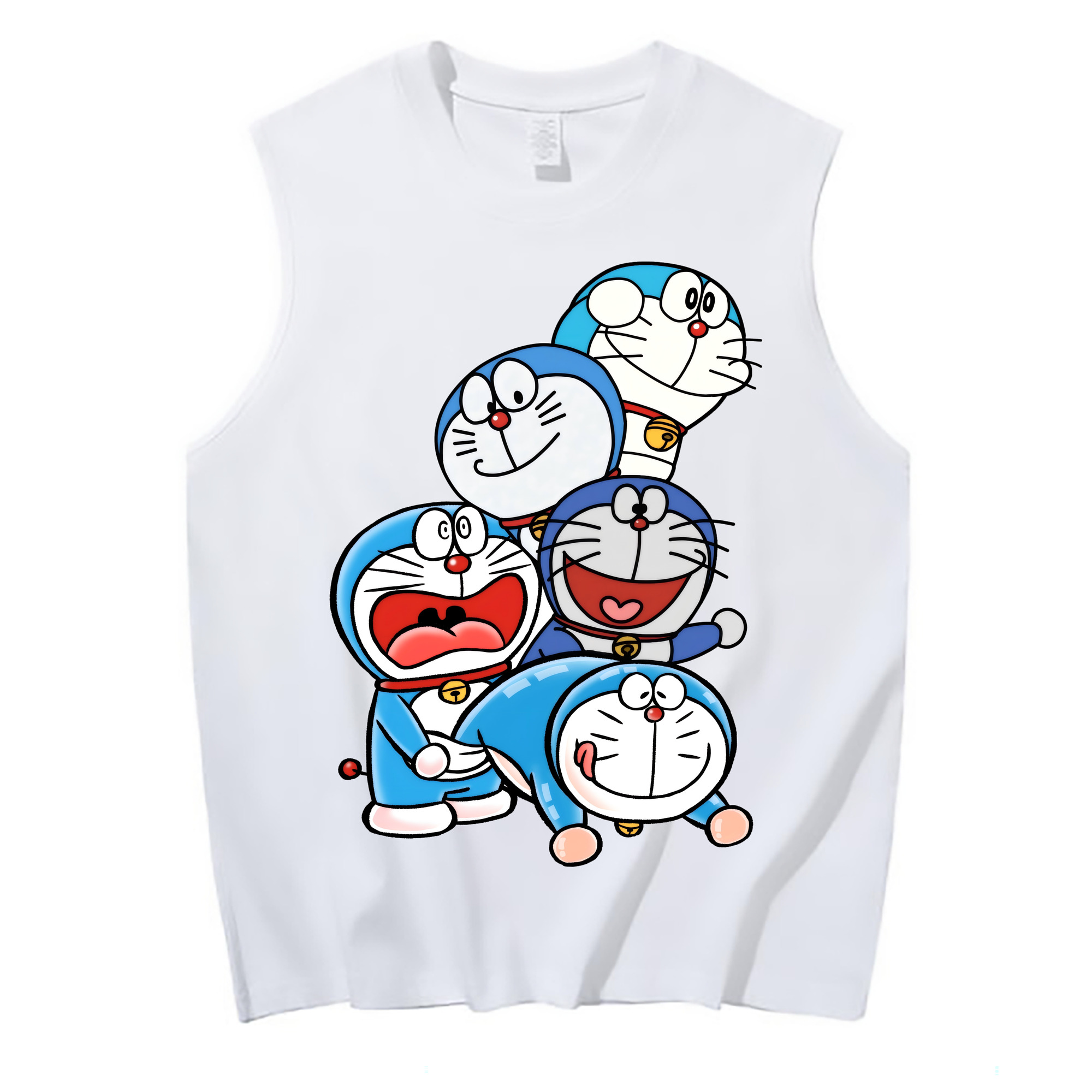 （画像用） ドラえもん Doraemon コットン100％タンクトップ（フロントプリント）
