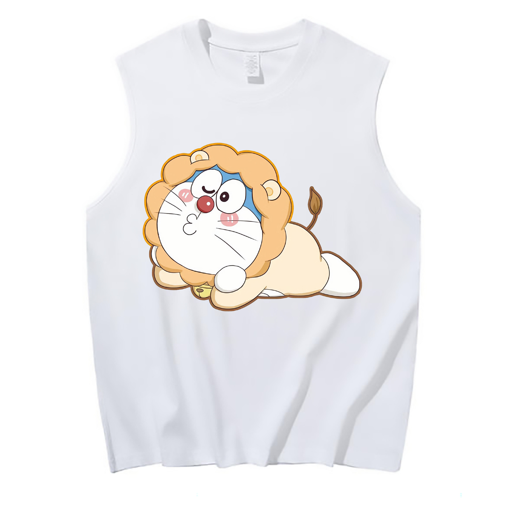 （画像用） ドラえもん Doraemon コットン100％タンクトップ（フロントプリント）