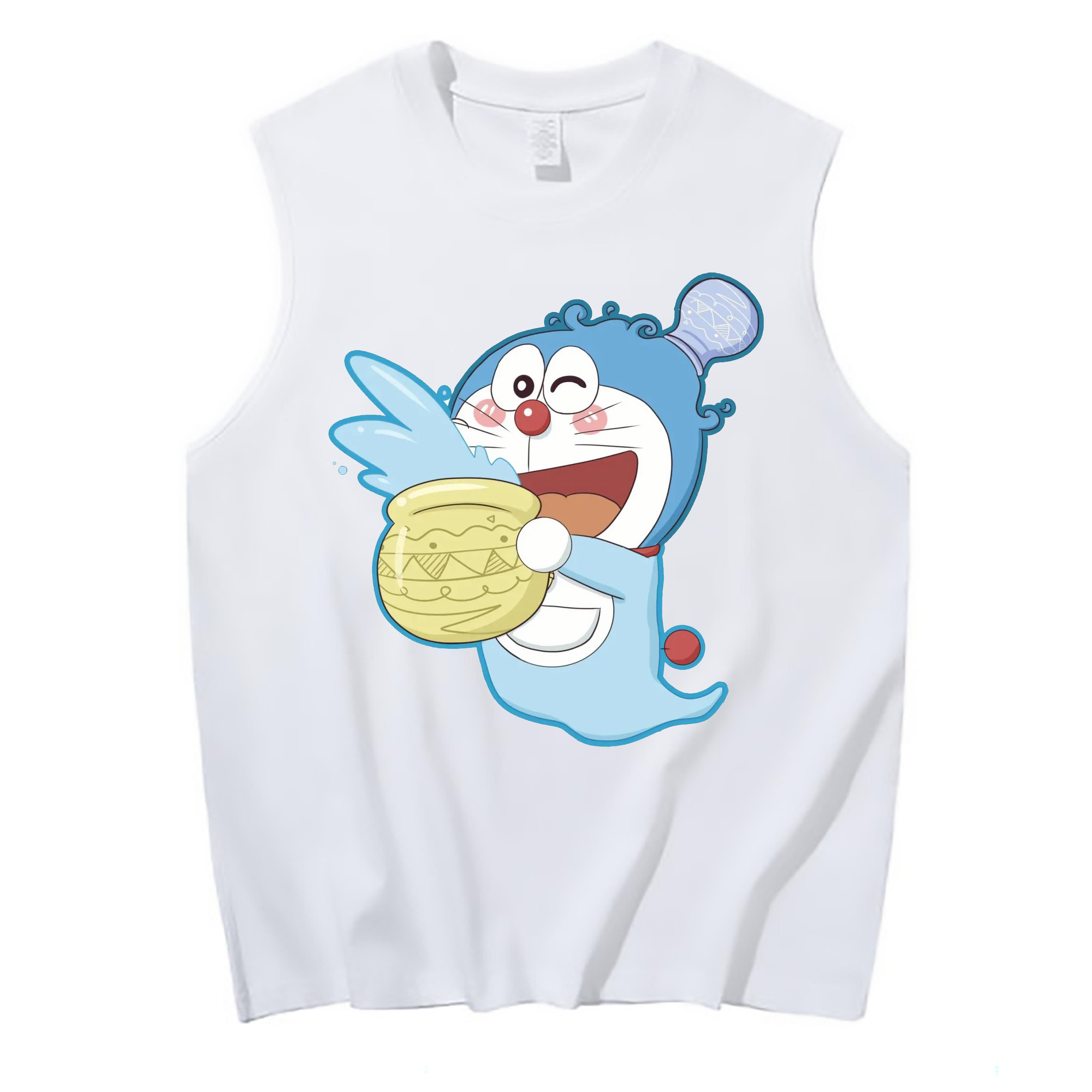 （画像用） ドラえもん Doraemon コットン100％タンクトップ（フロントプリント）