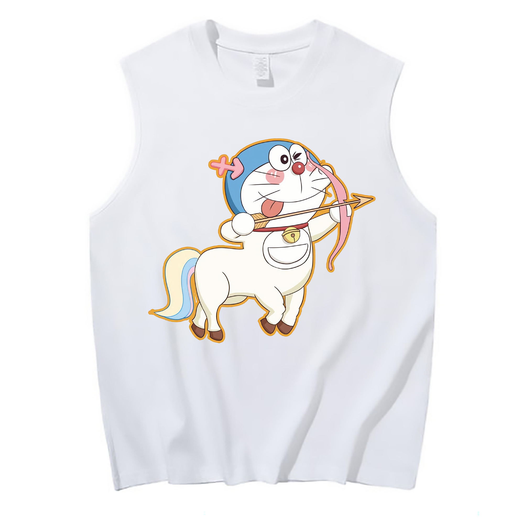 （画像用） ドラえもん Doraemon コットン100％タンクトップ（フロントプリント）