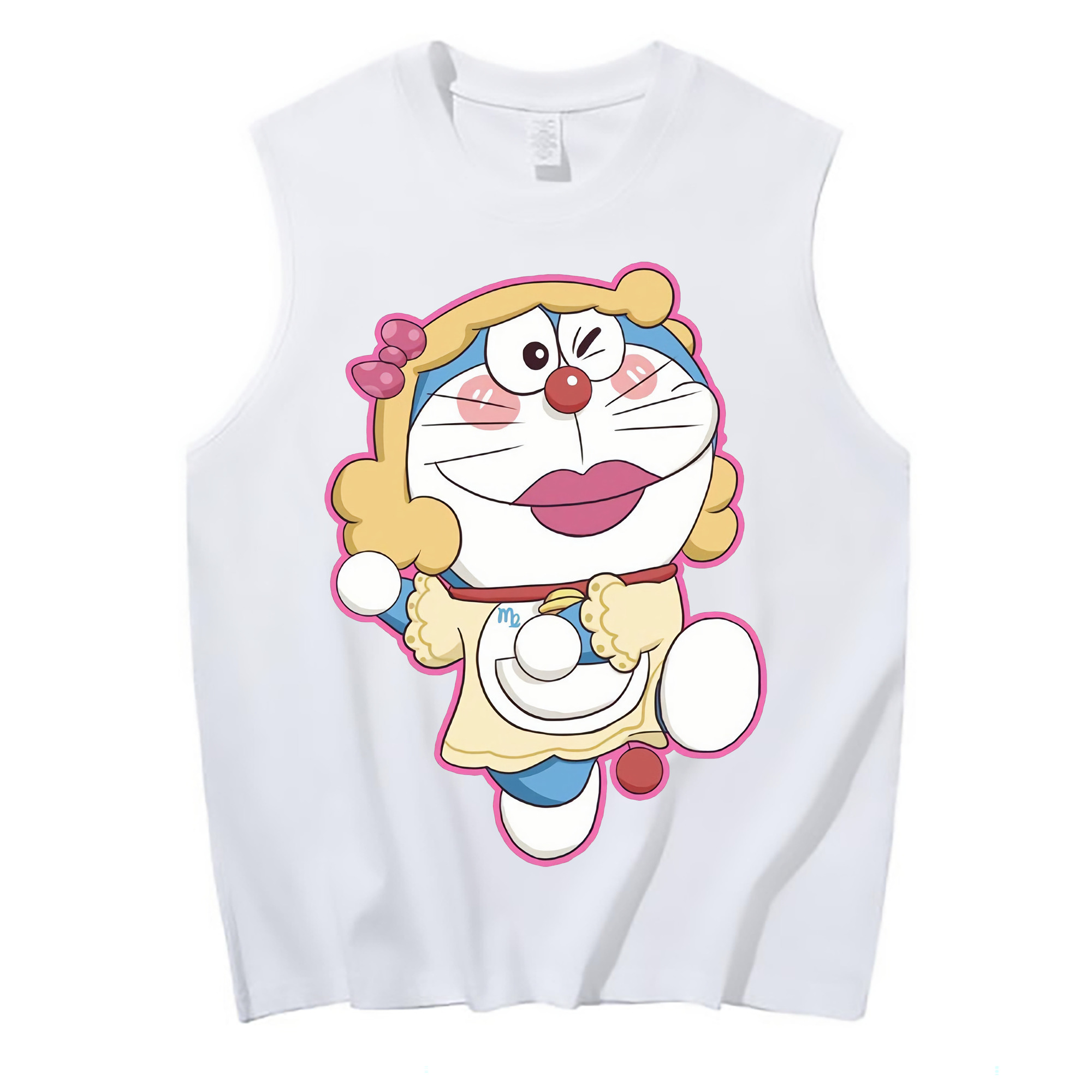 （画像用） ドラえもん Doraemon コットン100％タンクトップ（フロントプリント）