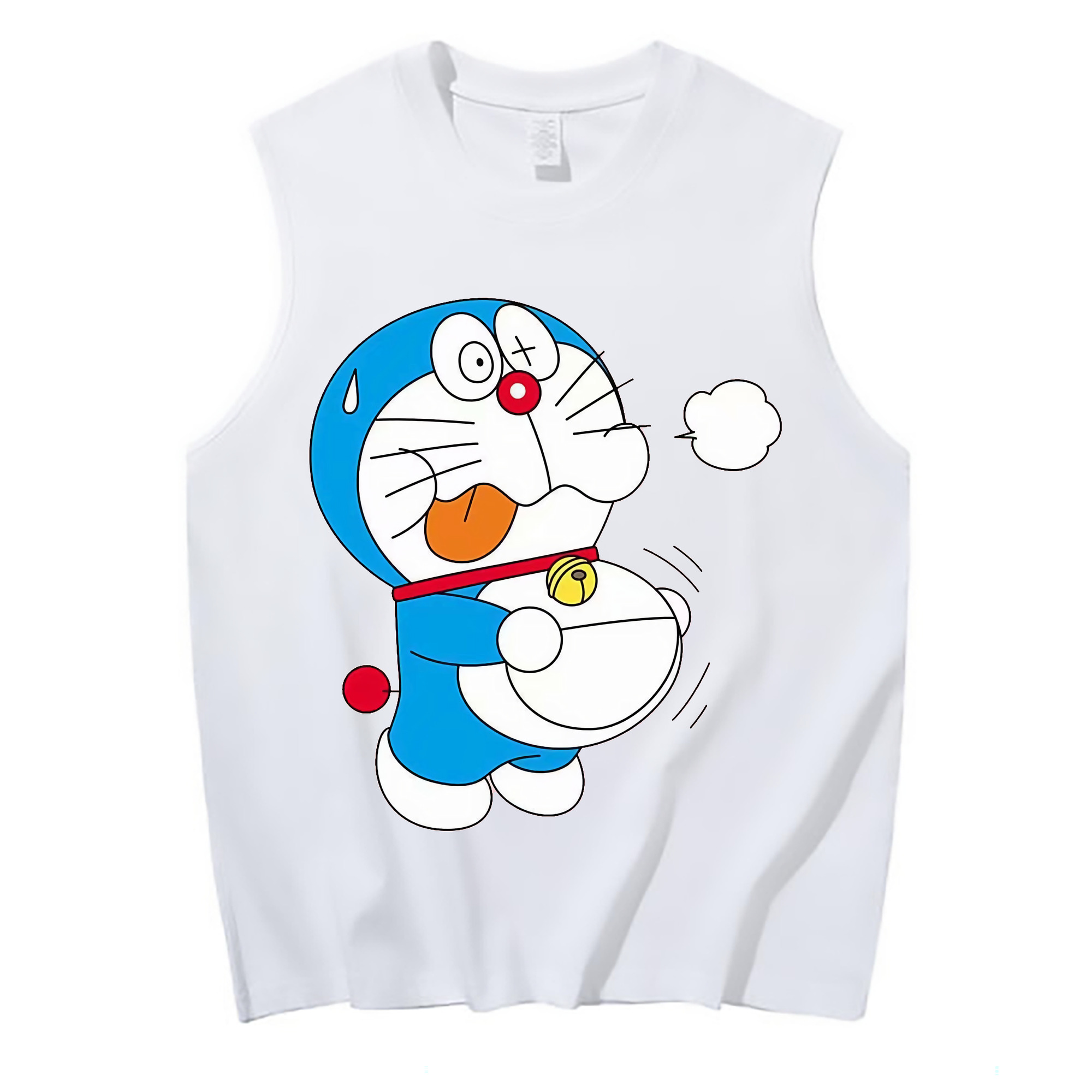 （画像用） ドラえもん Doraemon コットン100％タンクトップ（フロントプリント）