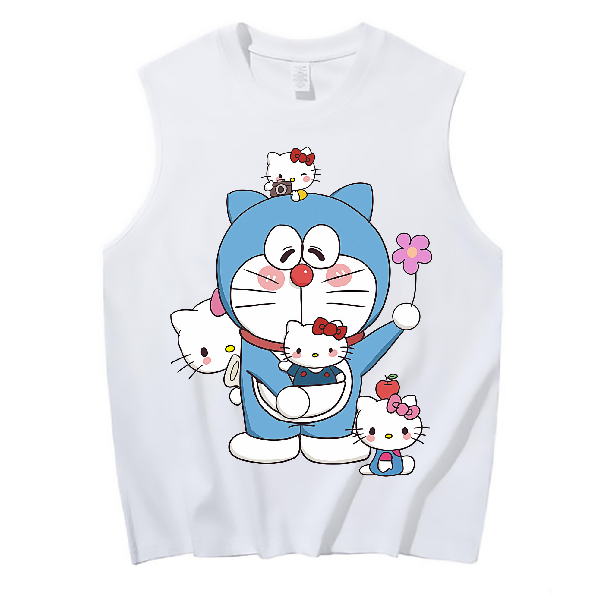 （画像用） ドラえもん Doraemon コットン100％タンクトップ（フロントプリント）