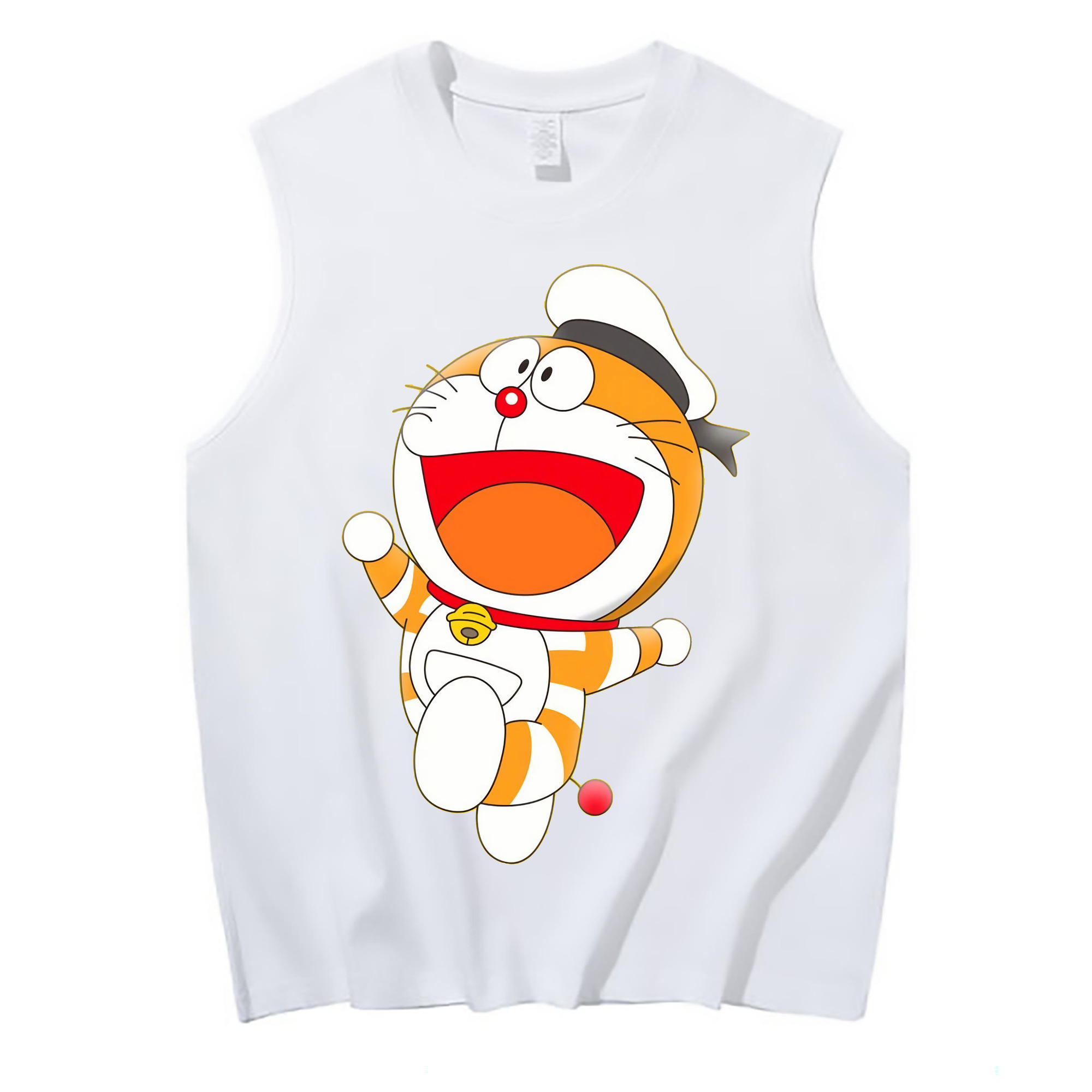 （画像用） ドラえもん Doraemon コットン100％タンクトップ（フロントプリント）