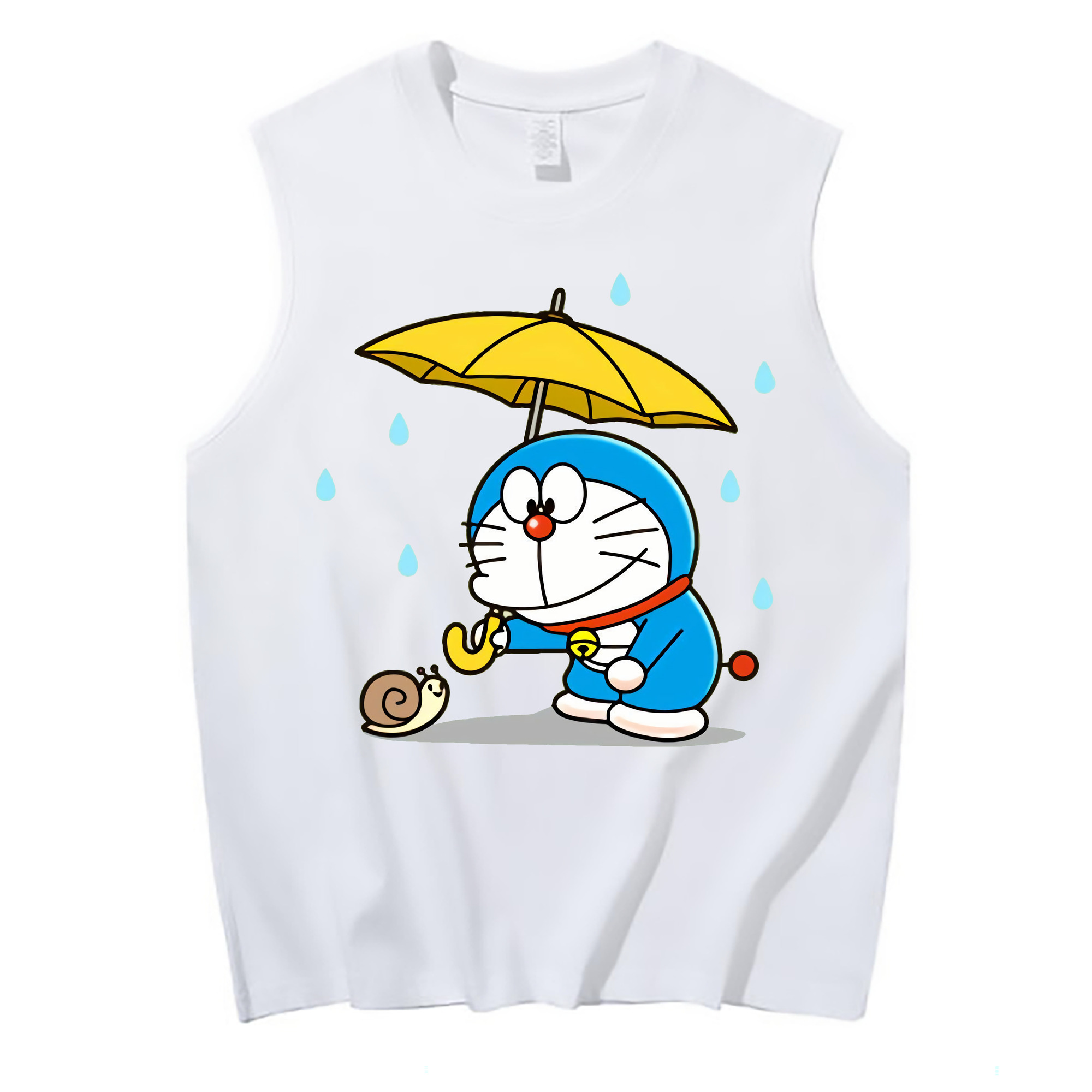 （画像用） ドラえもん Doraemon コットン100％タンクトップ（フロントプリント）