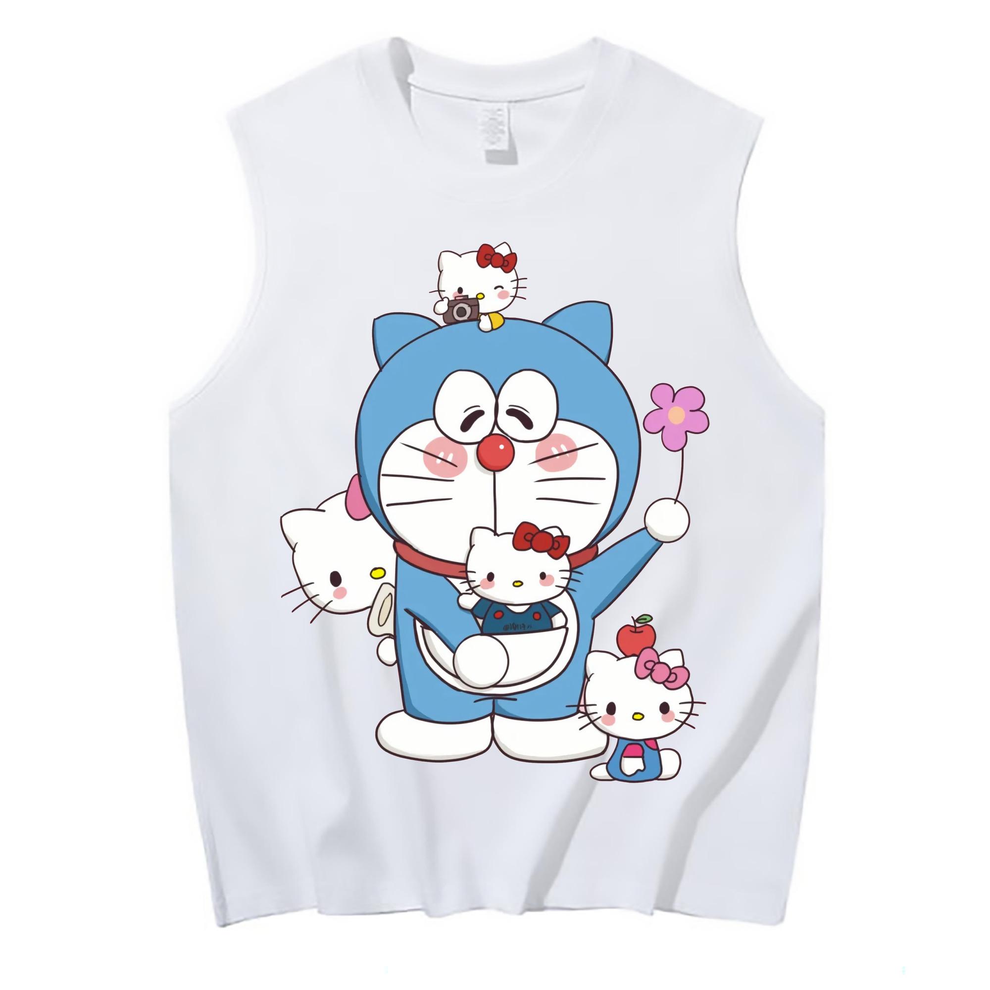 （画像用） ドラえもん Doraemon コットン100％タンクトップ（フロントプリント）