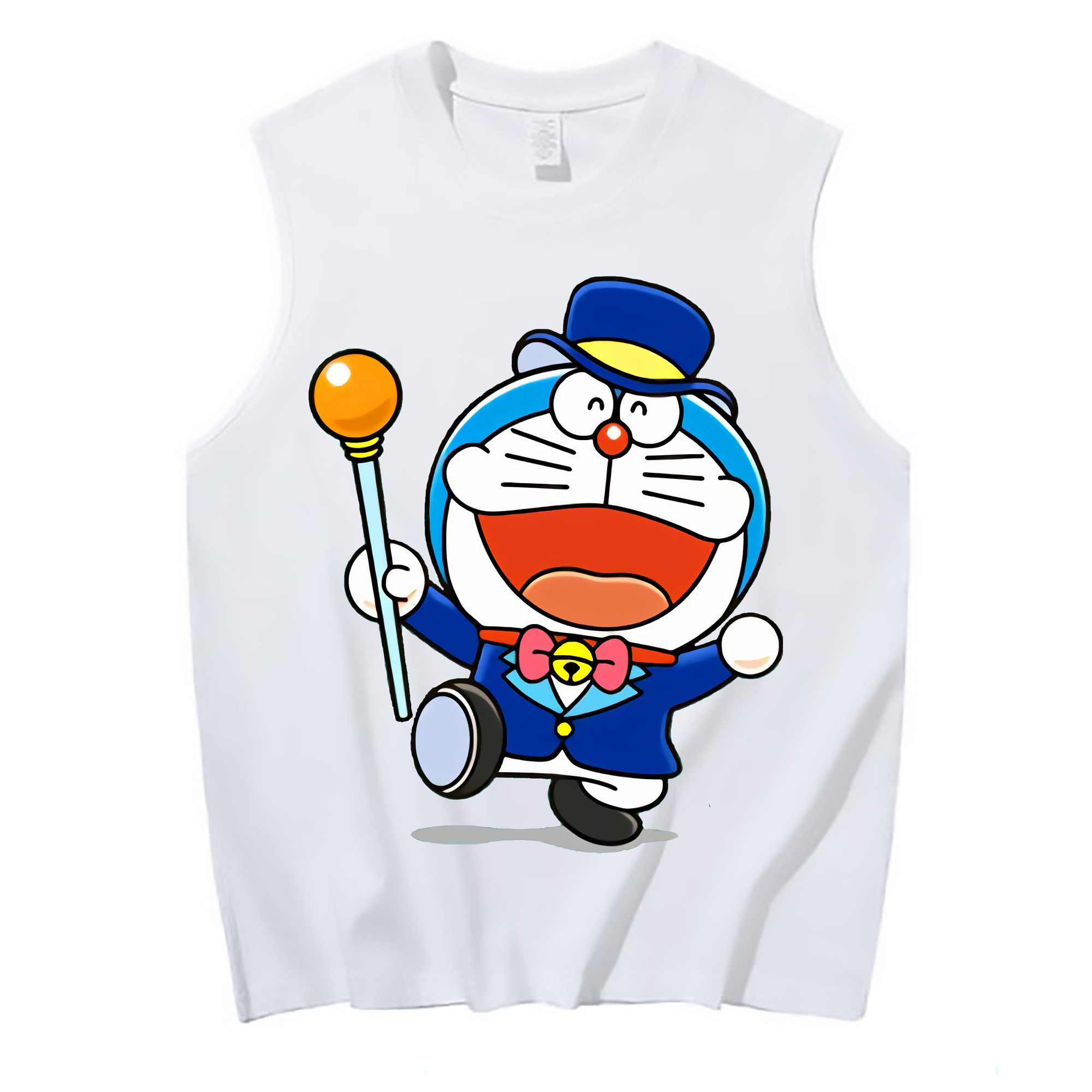 （画像用） ドラえもん Doraemon コットン100％タンクトップ（フロントプリント）