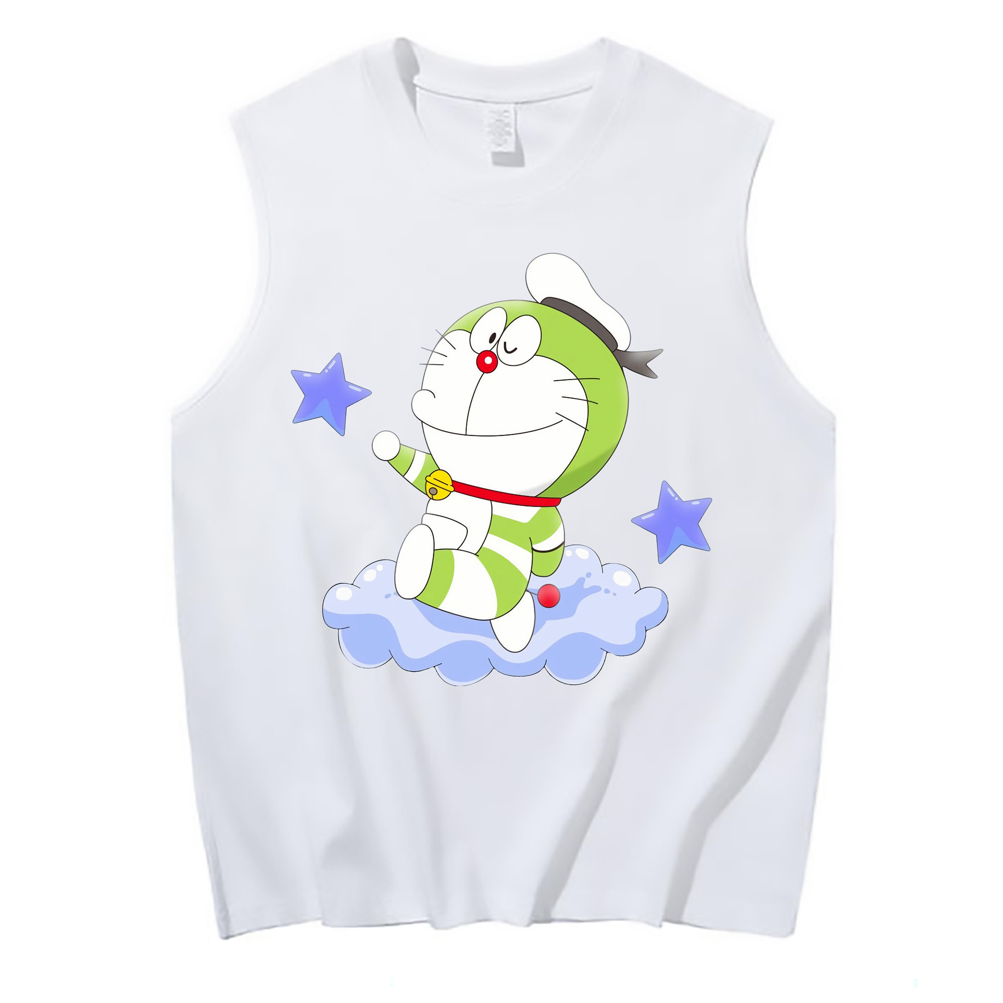（画像用） ドラえもん Doraemon コットン100％タンクトップ（フロントプリント）