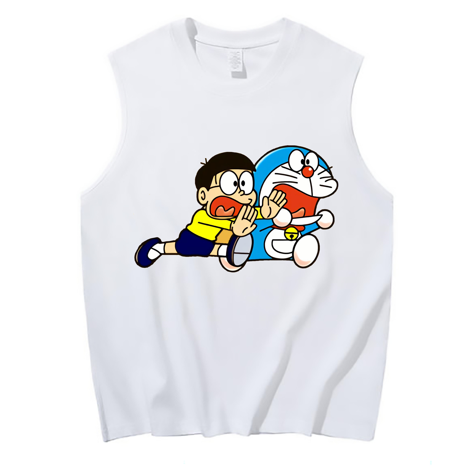 （画像用） ドラえもん Doraemon コットン100％タンクトップ（フロントプリント）
