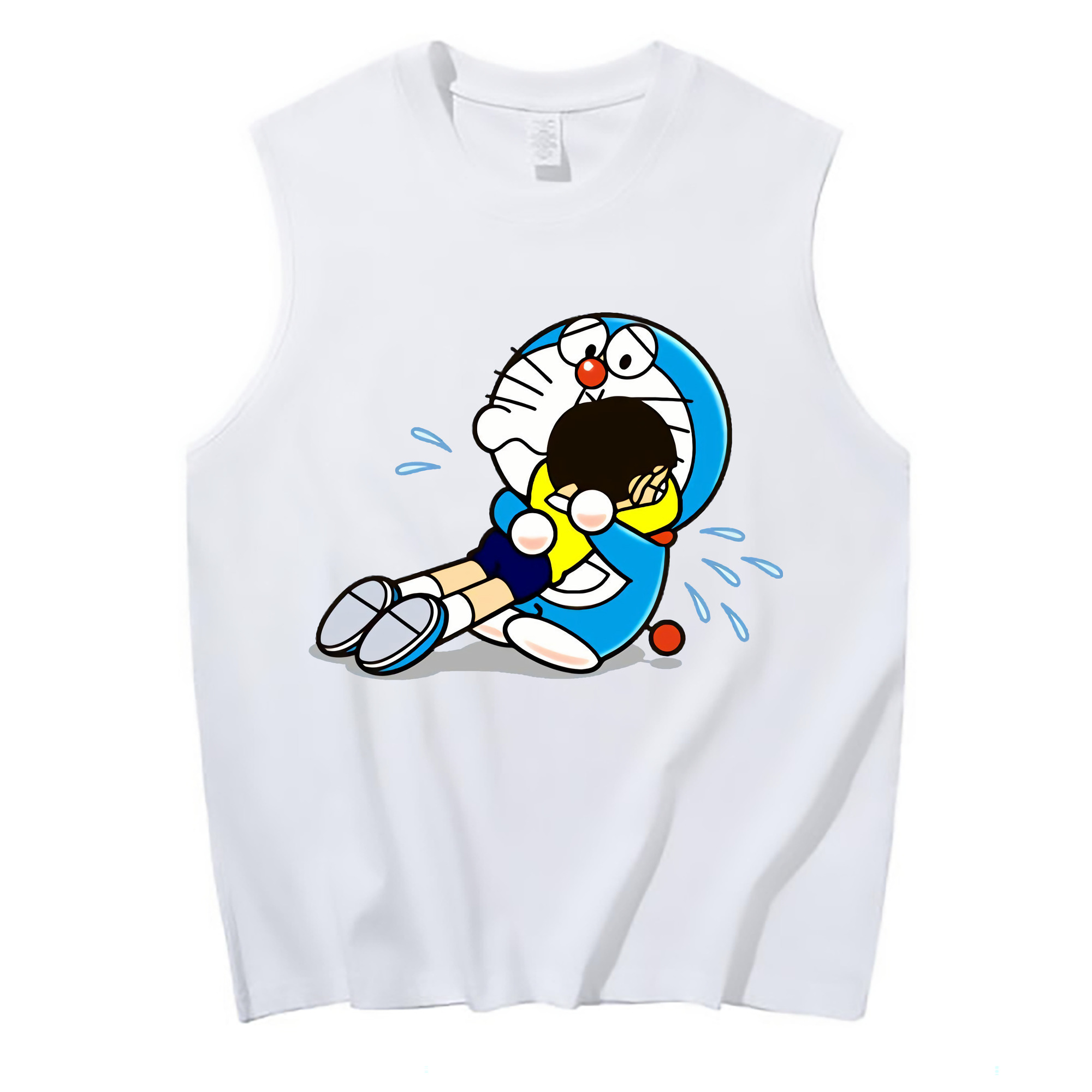 （画像用） ドラえもん Doraemon コットン100％タンクトップ（フロントプリント）