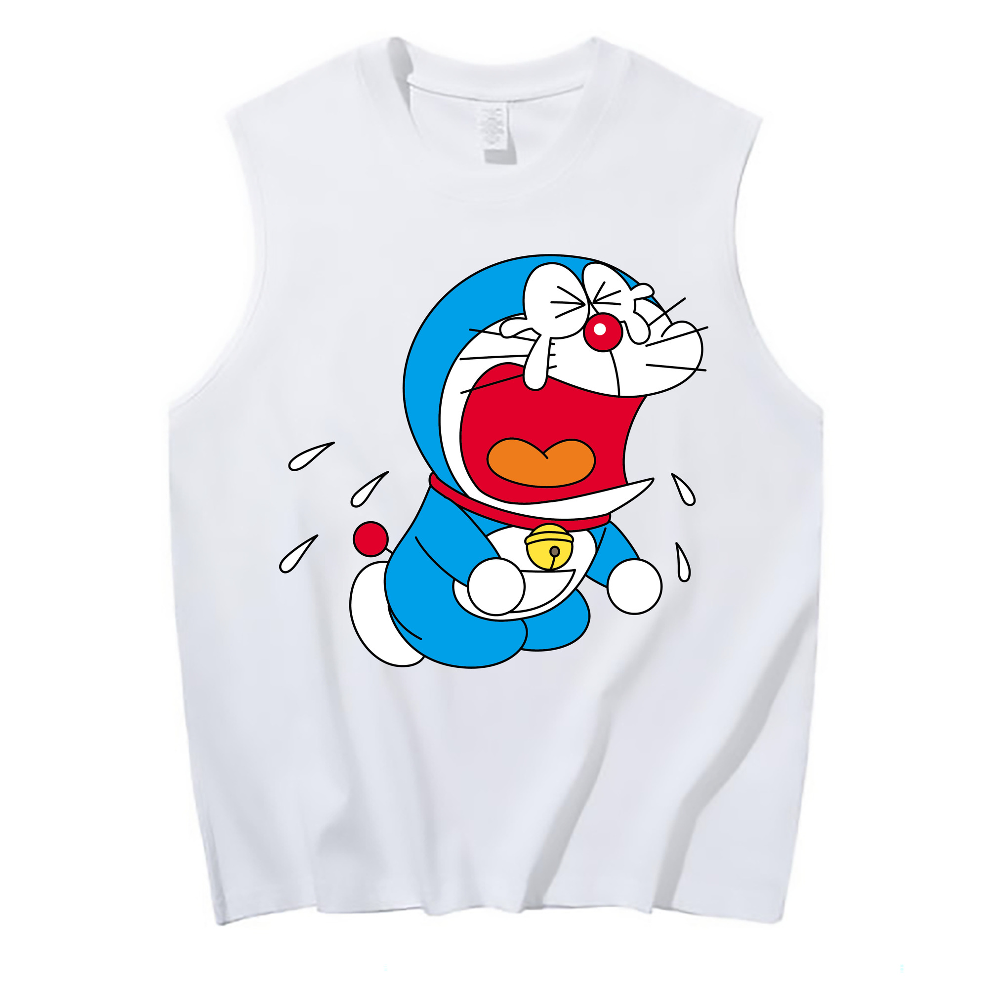 （画像用） ドラえもん Doraemon コットン100％タンクトップ（フロントプリント）