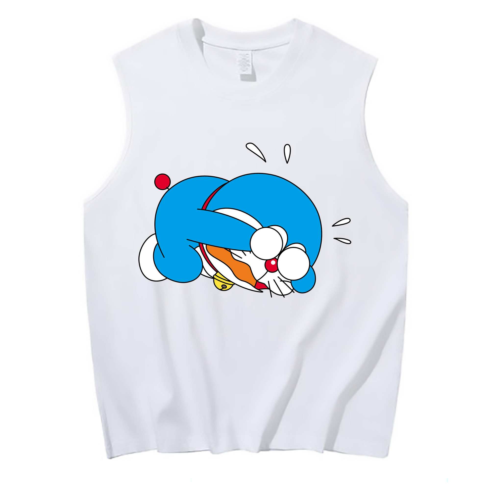 （画像用） ドラえもん Doraemon コットン100％タンクトップ（フロントプリント）