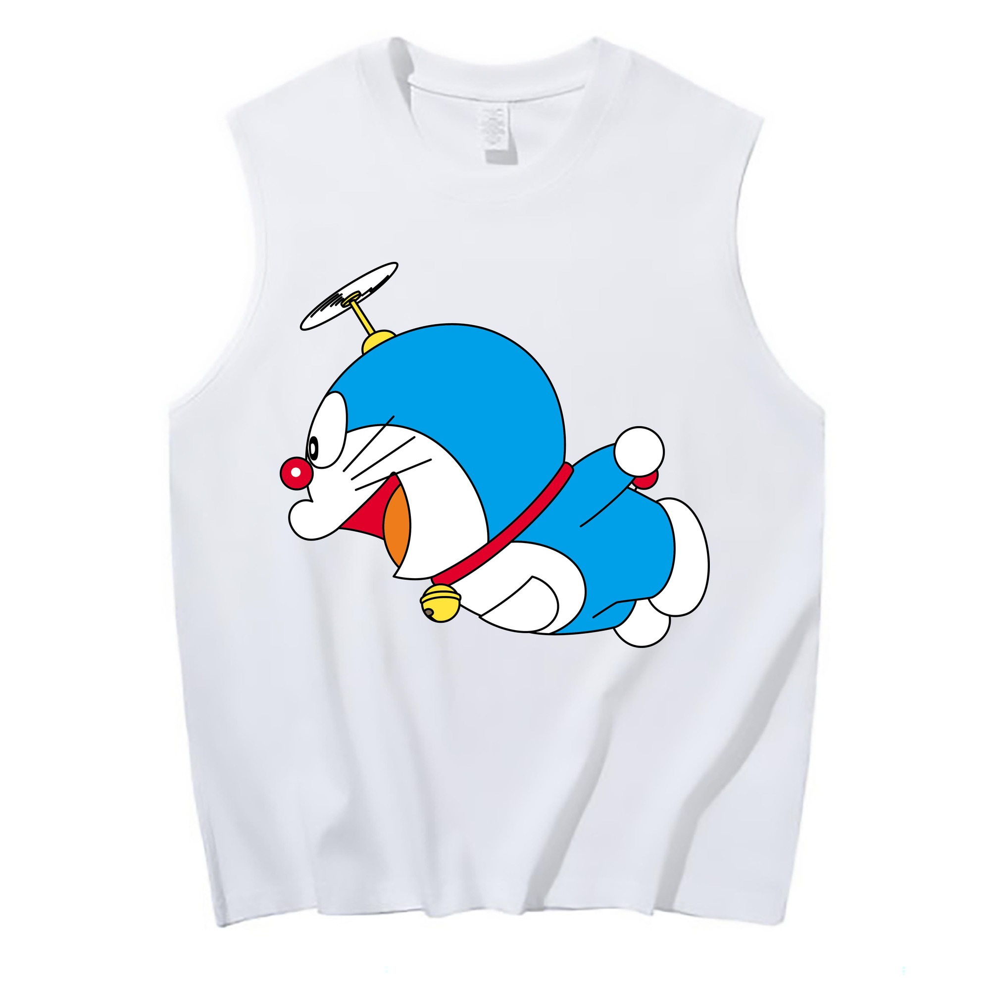 （画像用） ドラえもん Doraemon コットン100％タンクトップ（フロントプリント）
