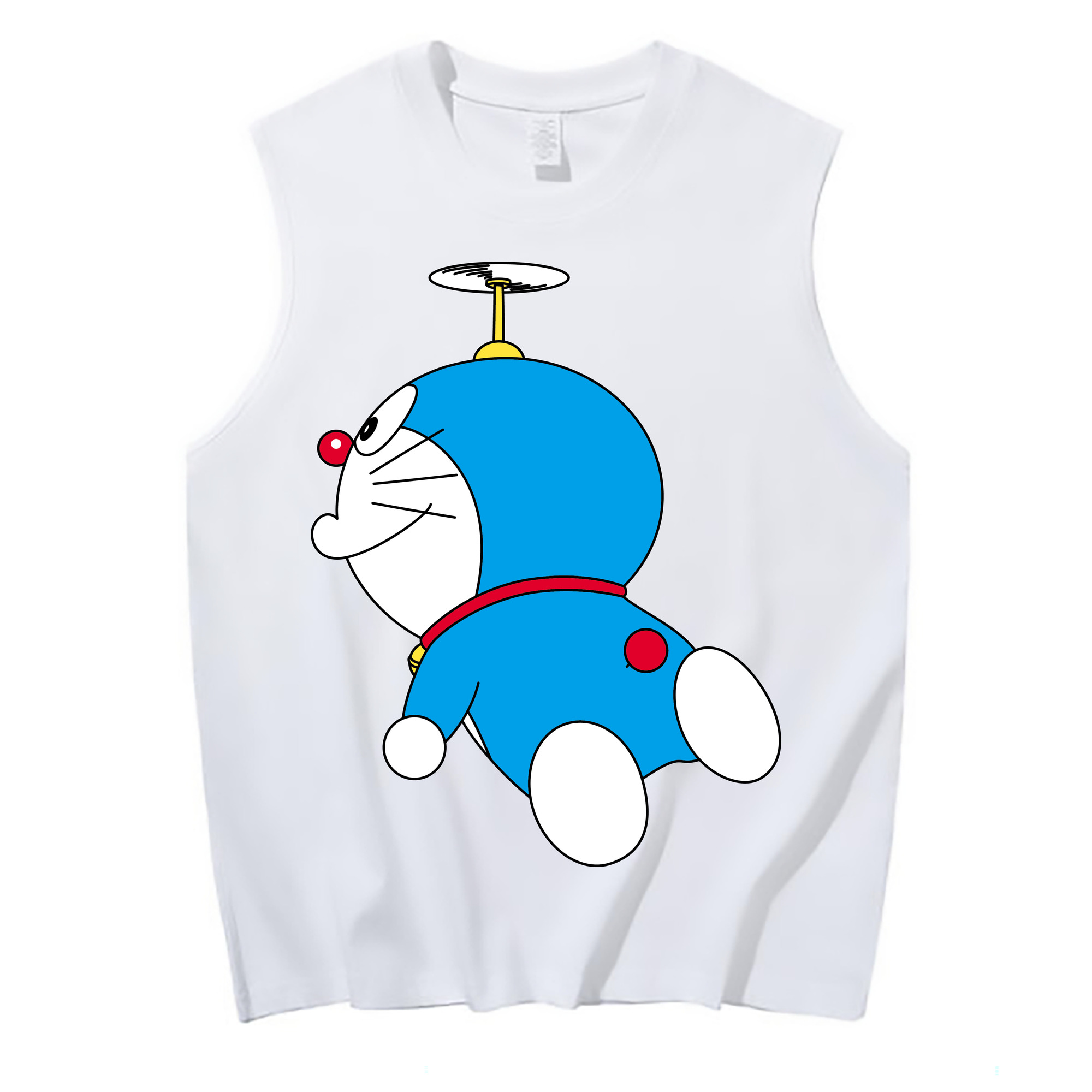 （画像用） ドラえもん Doraemon コットン100％タンクトップ（フロントプリント）
