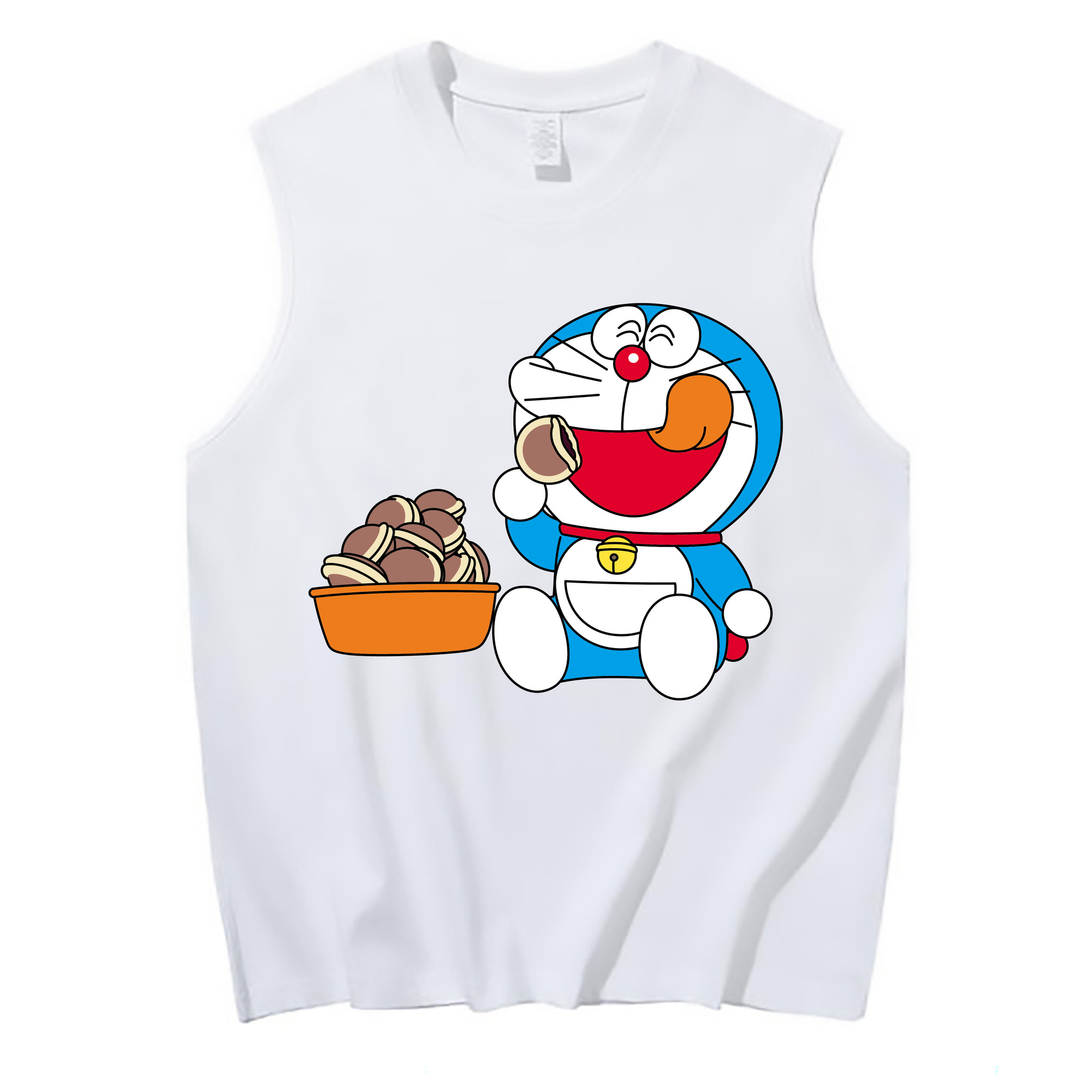 （画像用） ドラえもん Doraemon コットン100％タンクトップ（フロントプリント）