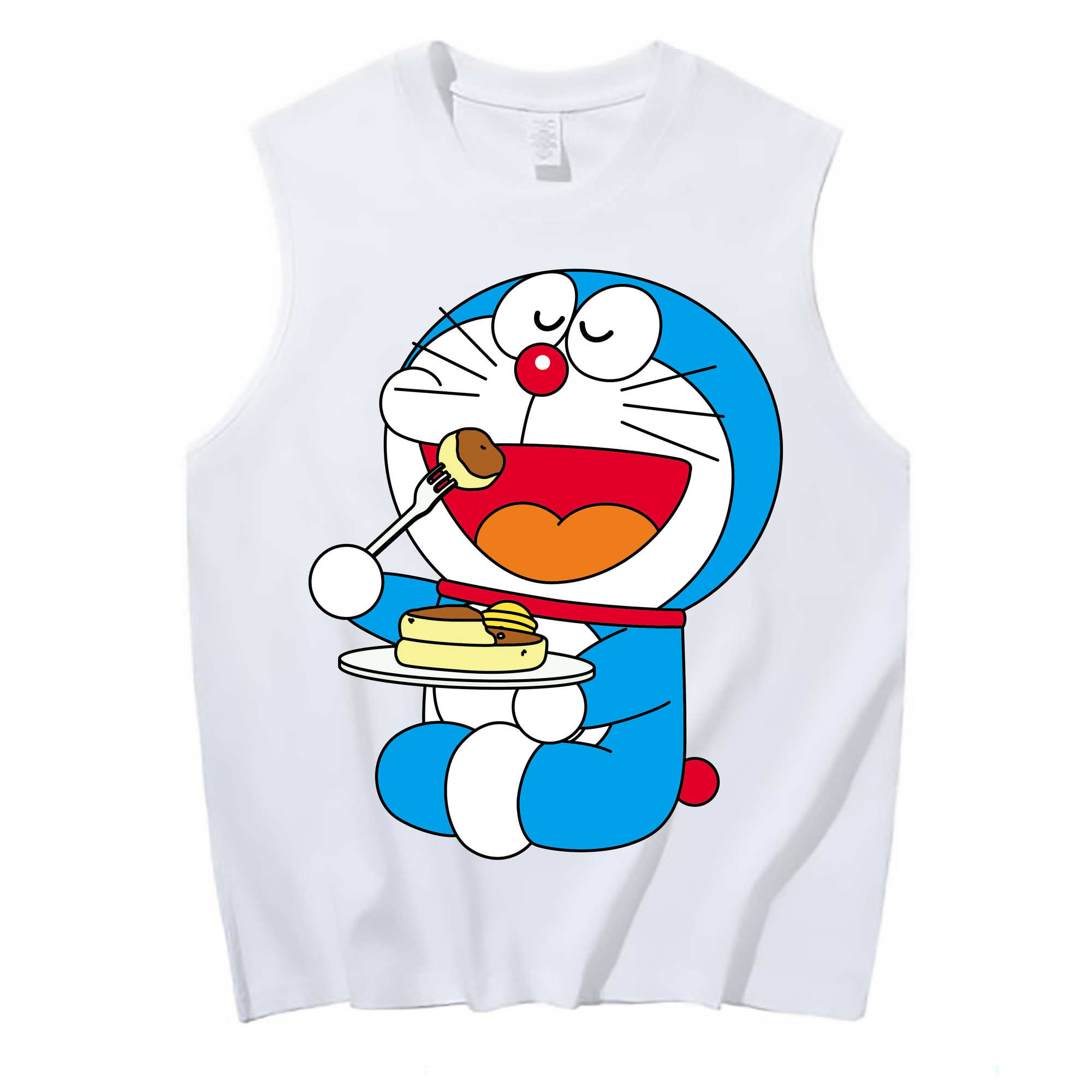 （画像用） ドラえもん Doraemon コットン100％タンクトップ（フロントプリント）