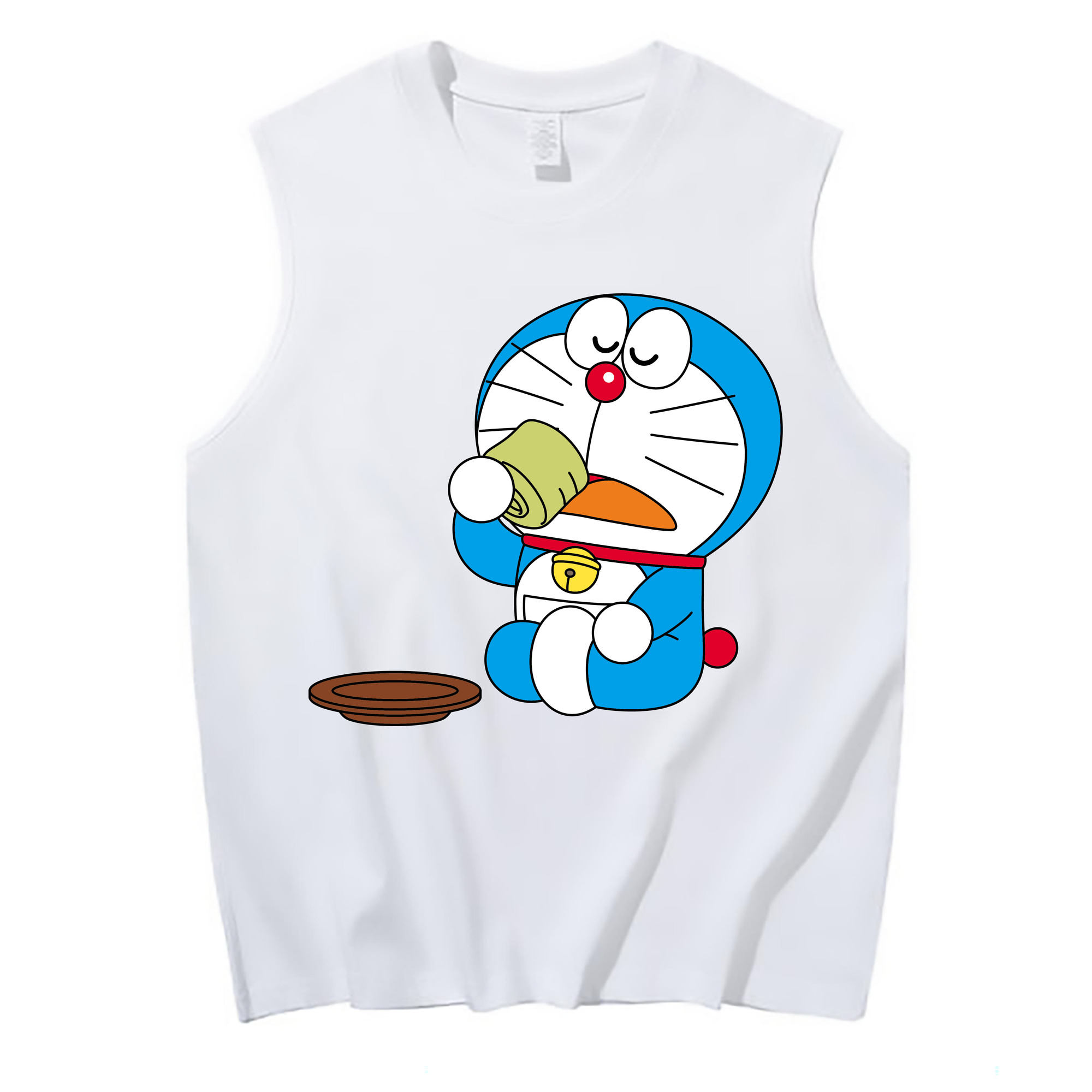 （画像用） ドラえもん Doraemon コットン100％タンクトップ（フロントプリント）
