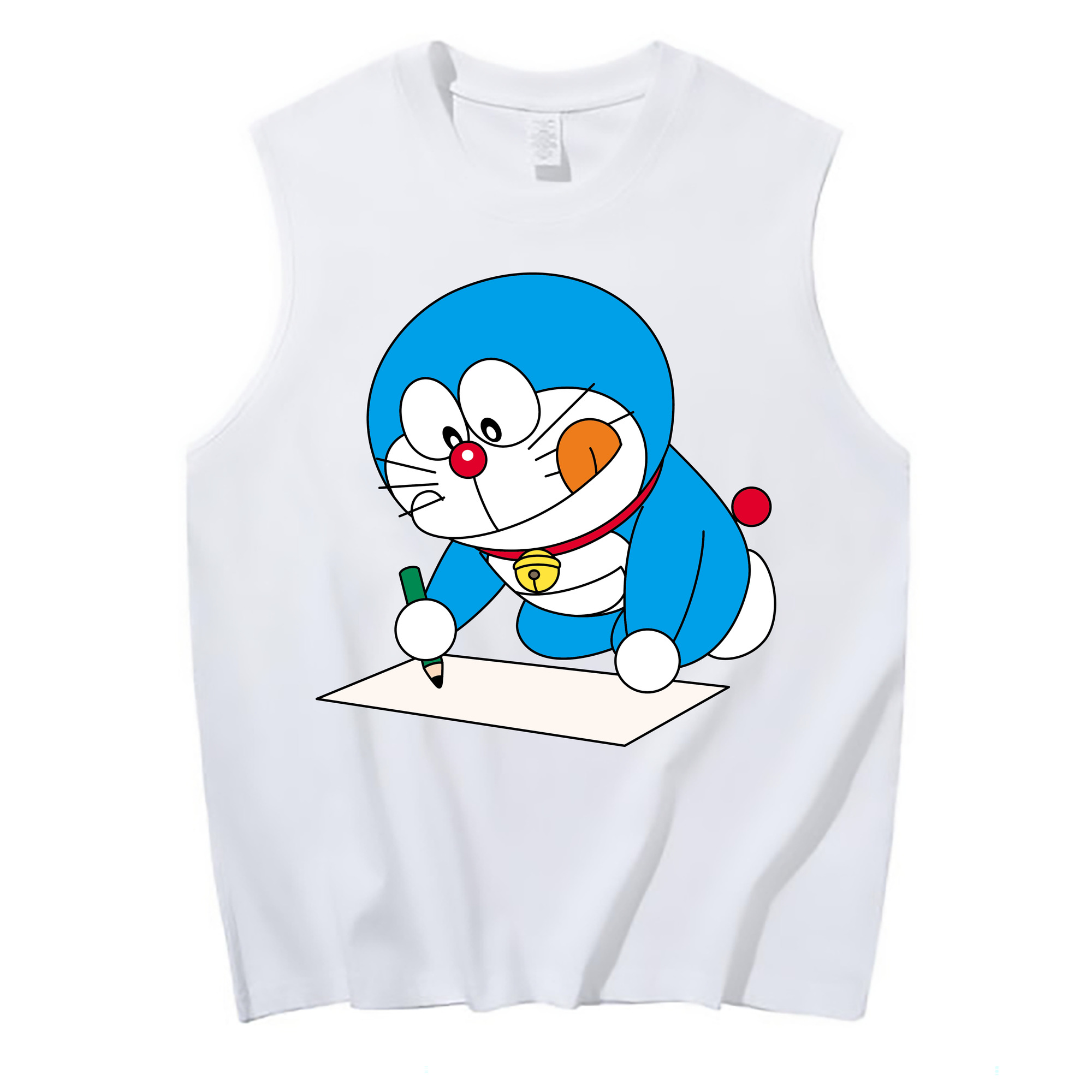 （画像用） ドラえもん Doraemon コットン100％タンクトップ（フロントプリント）