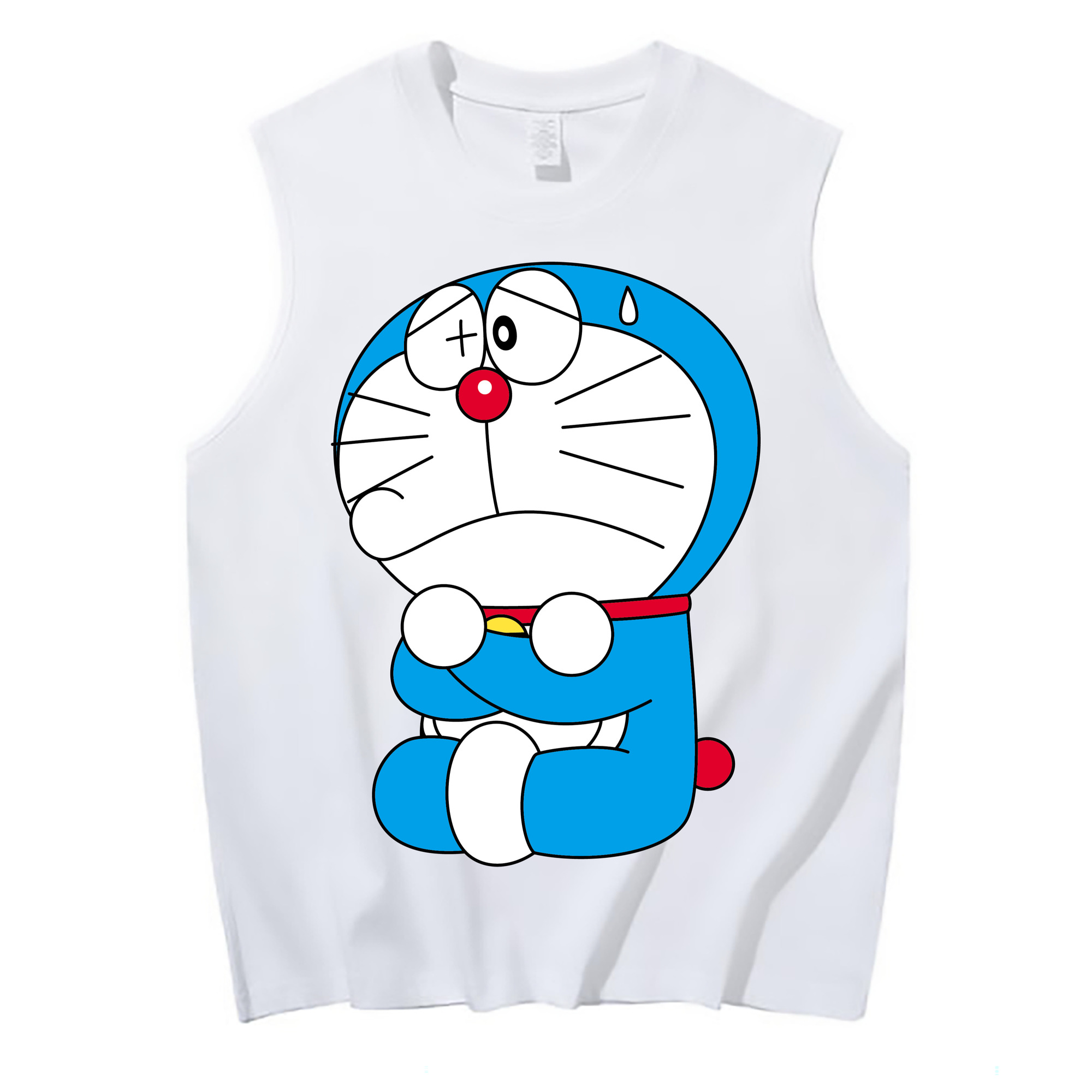 （画像用） ドラえもん Doraemon コットン100％タンクトップ（フロントプリント）