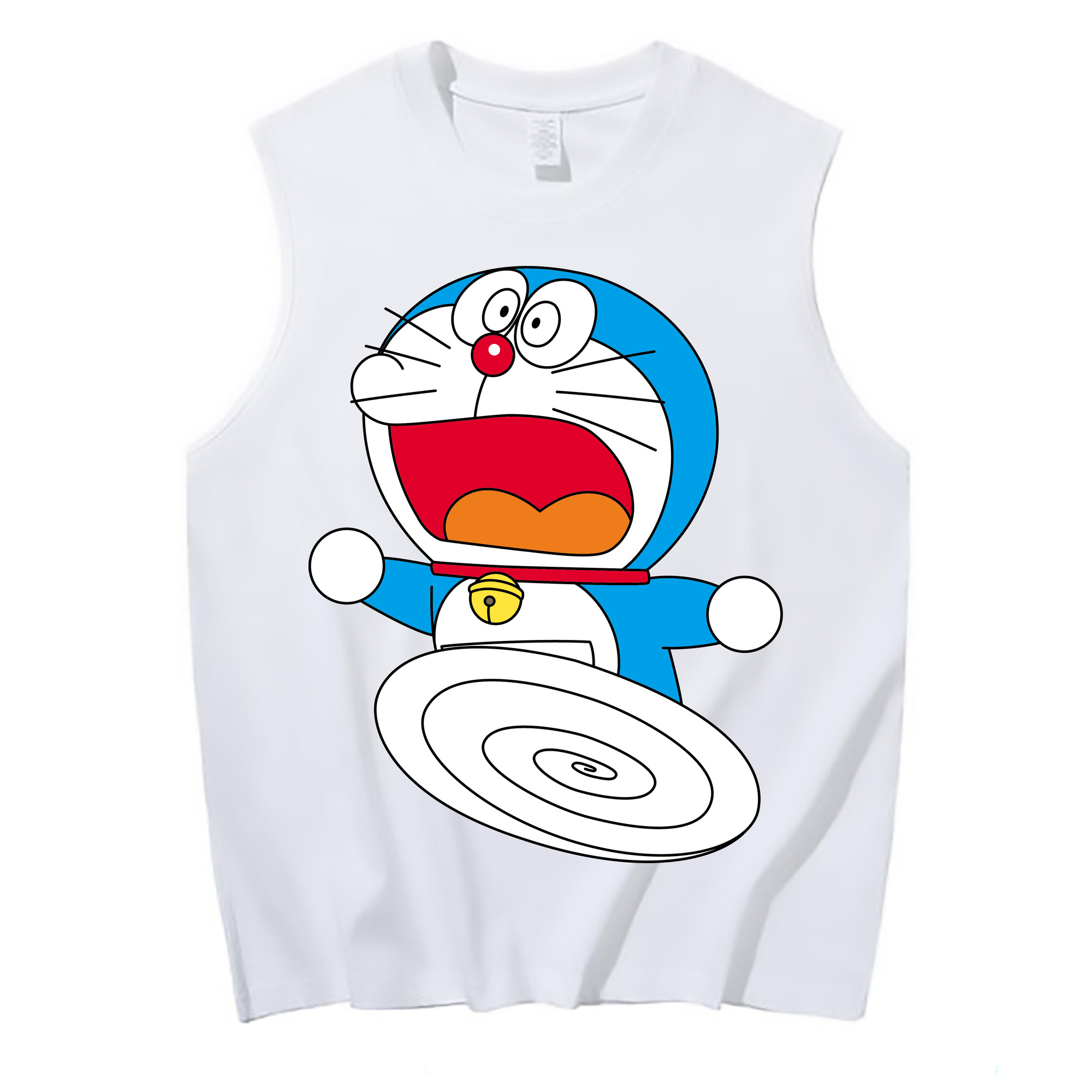 （画像用） ドラえもん Doraemon コットン100％タンクトップ（フロントプリント）