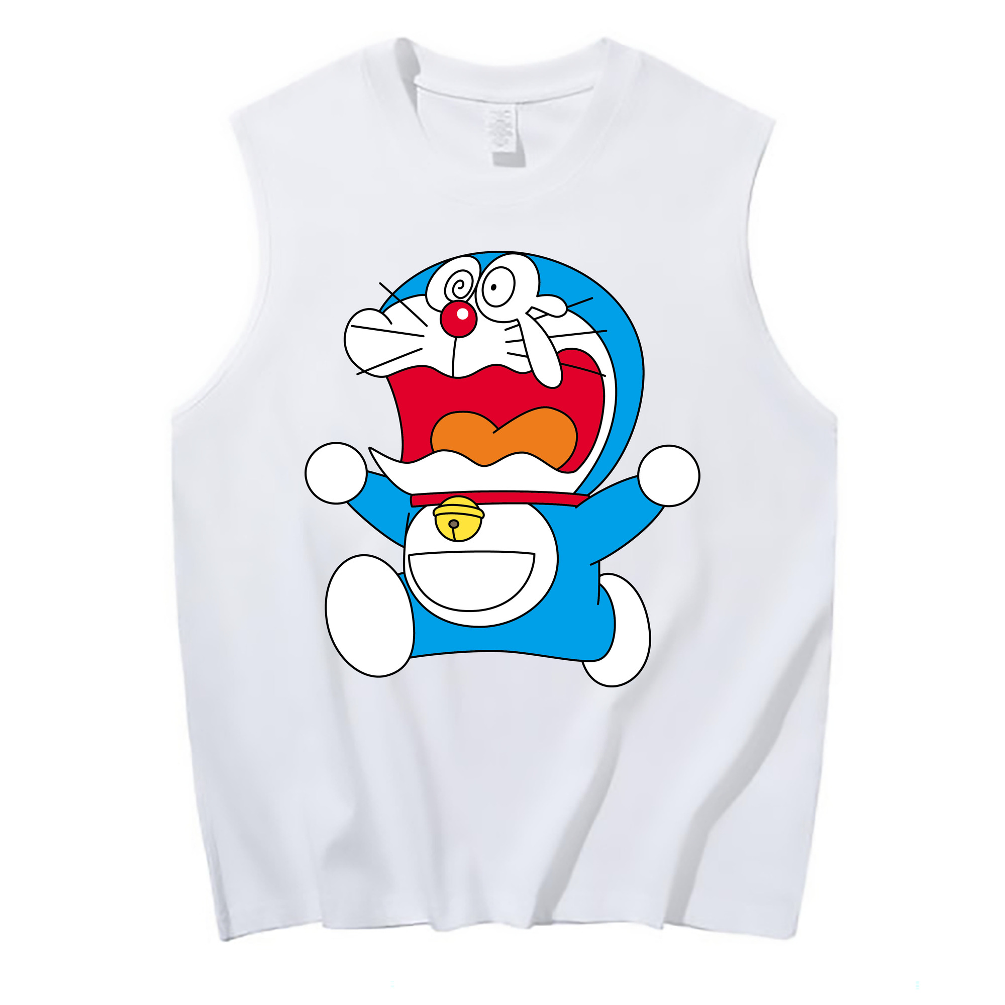 （画像用） ドラえもん Doraemon コットン100％タンクトップ（フロントプリント）