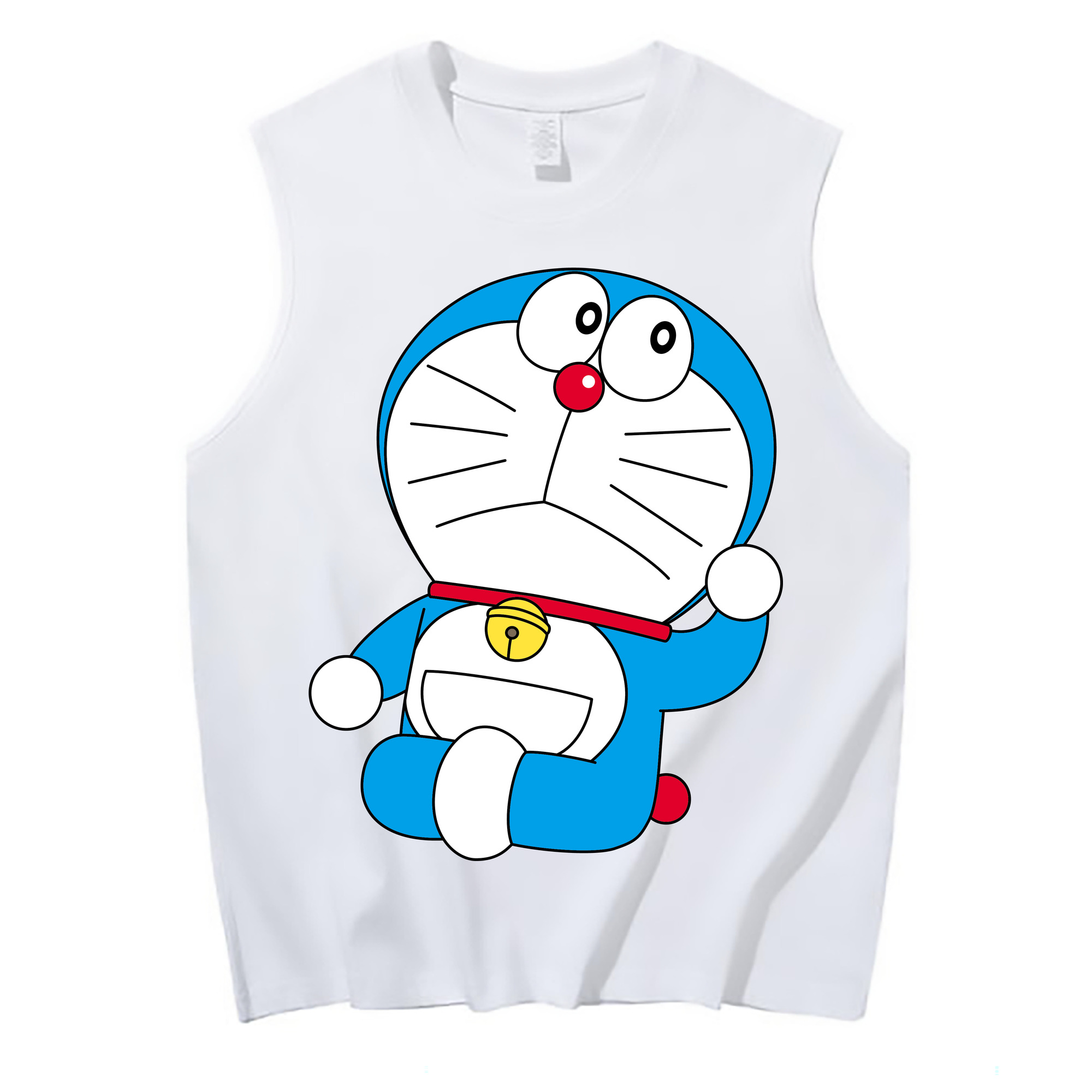 （画像用） ドラえもん Doraemon コットン100％タンクトップ（フロントプリント）