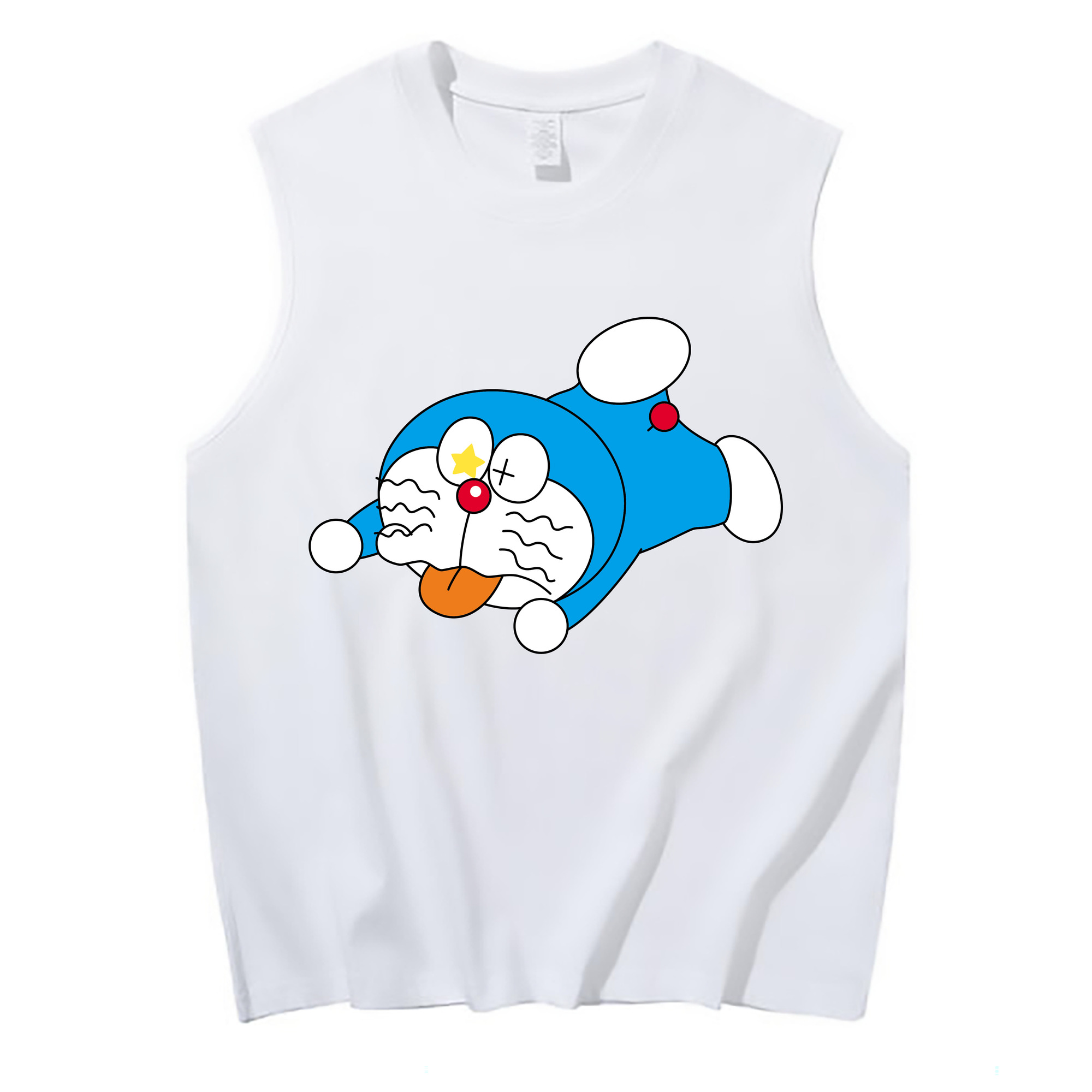 （画像用） ドラえもん Doraemon コットン100％タンクトップ（フロントプリント）