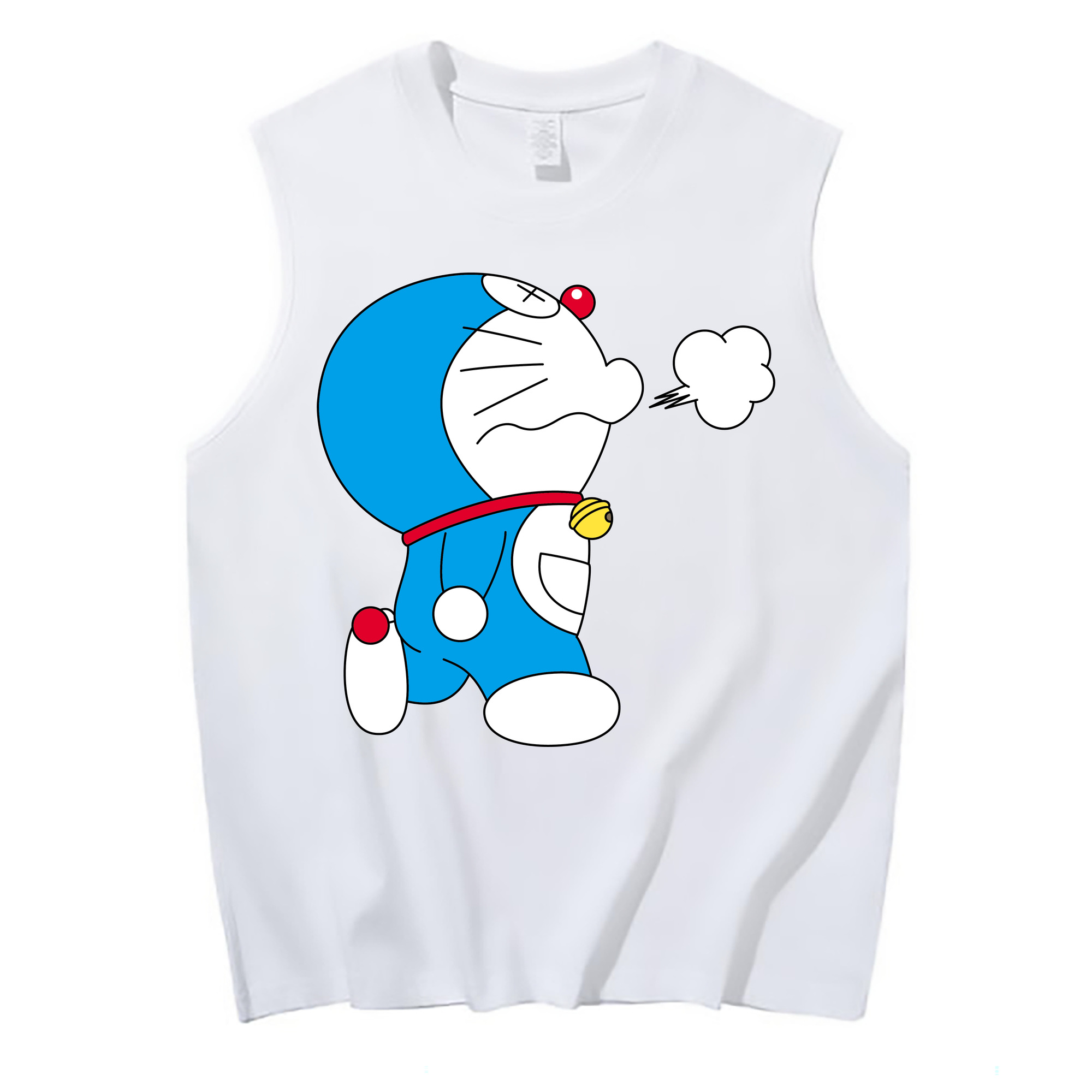 （画像用） ドラえもん Doraemon コットン100％タンクトップ（フロントプリント）