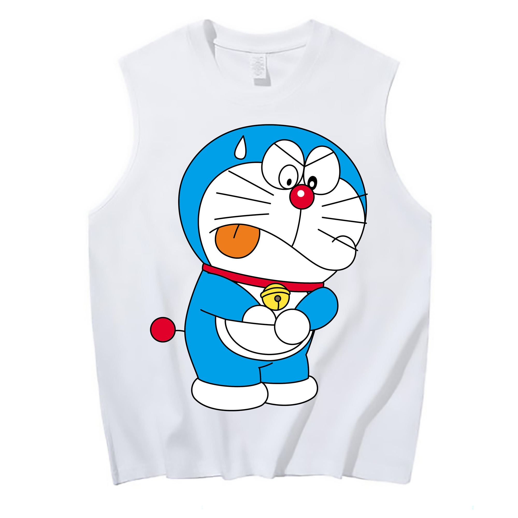 （画像用） ドラえもん Doraemon コットン100％タンクトップ（フロントプリント）