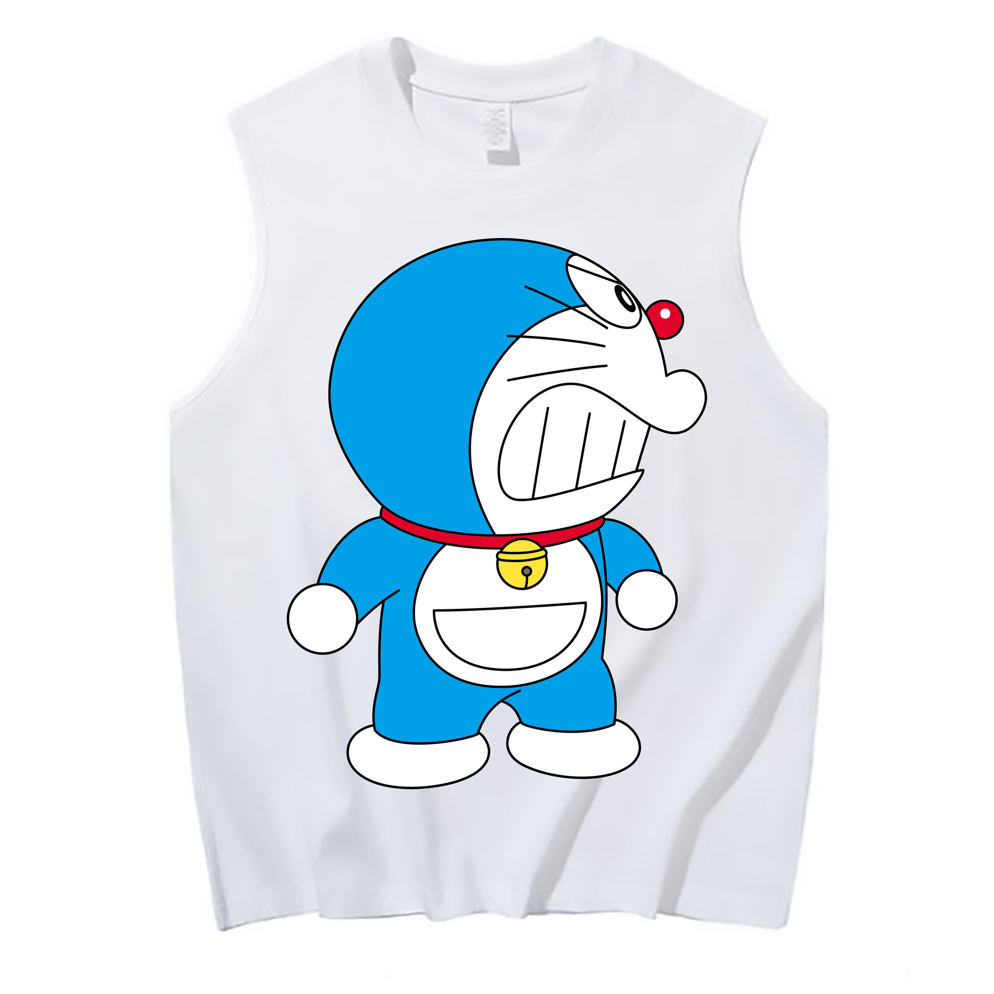 （画像用） ドラえもん Doraemon コットン100％タンクトップ（フロントプリント）