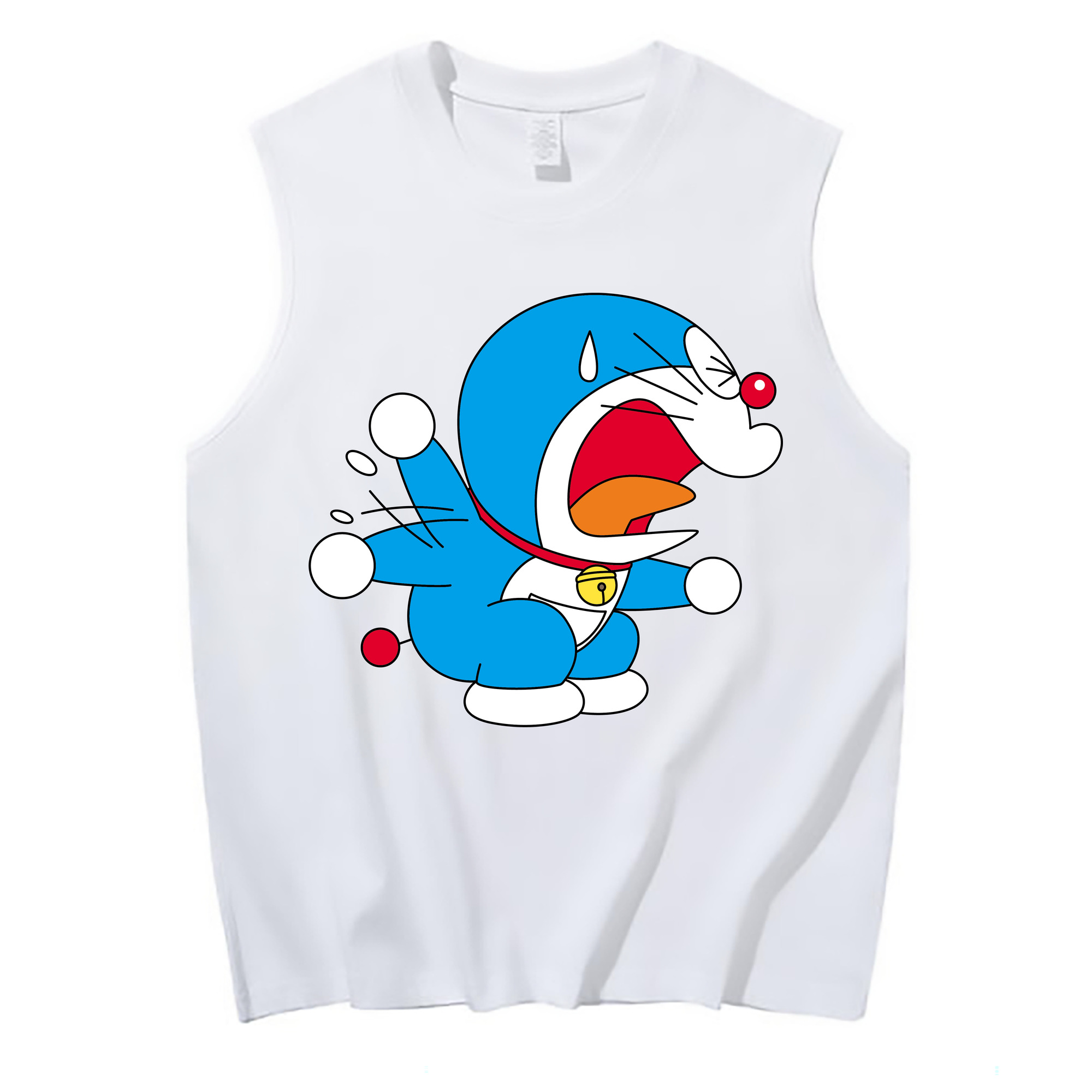 （画像用） ドラえもん Doraemon コットン100％タンクトップ（フロントプリント）