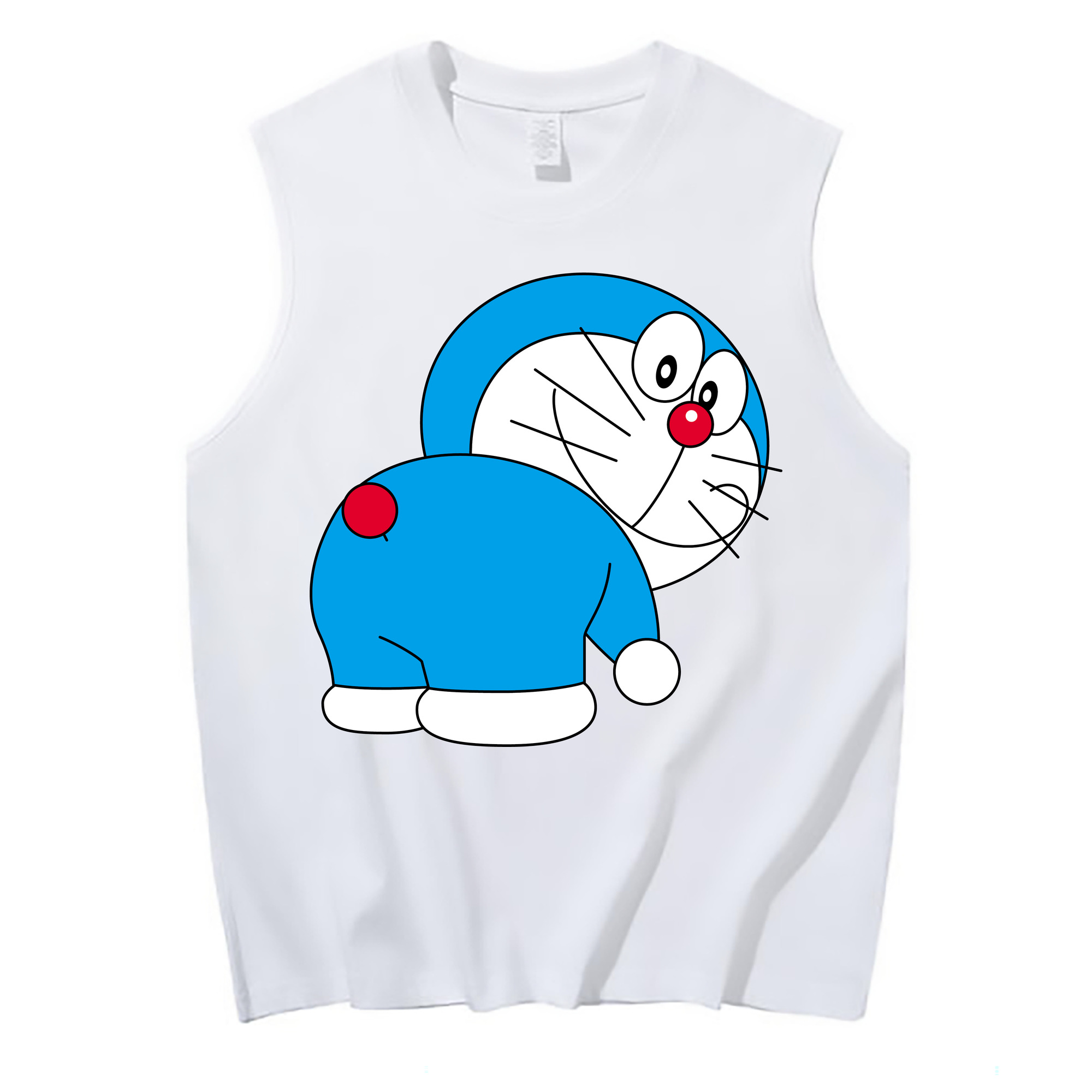（画像用） ドラえもん Doraemon コットン100％タンクトップ（フロントプリント）