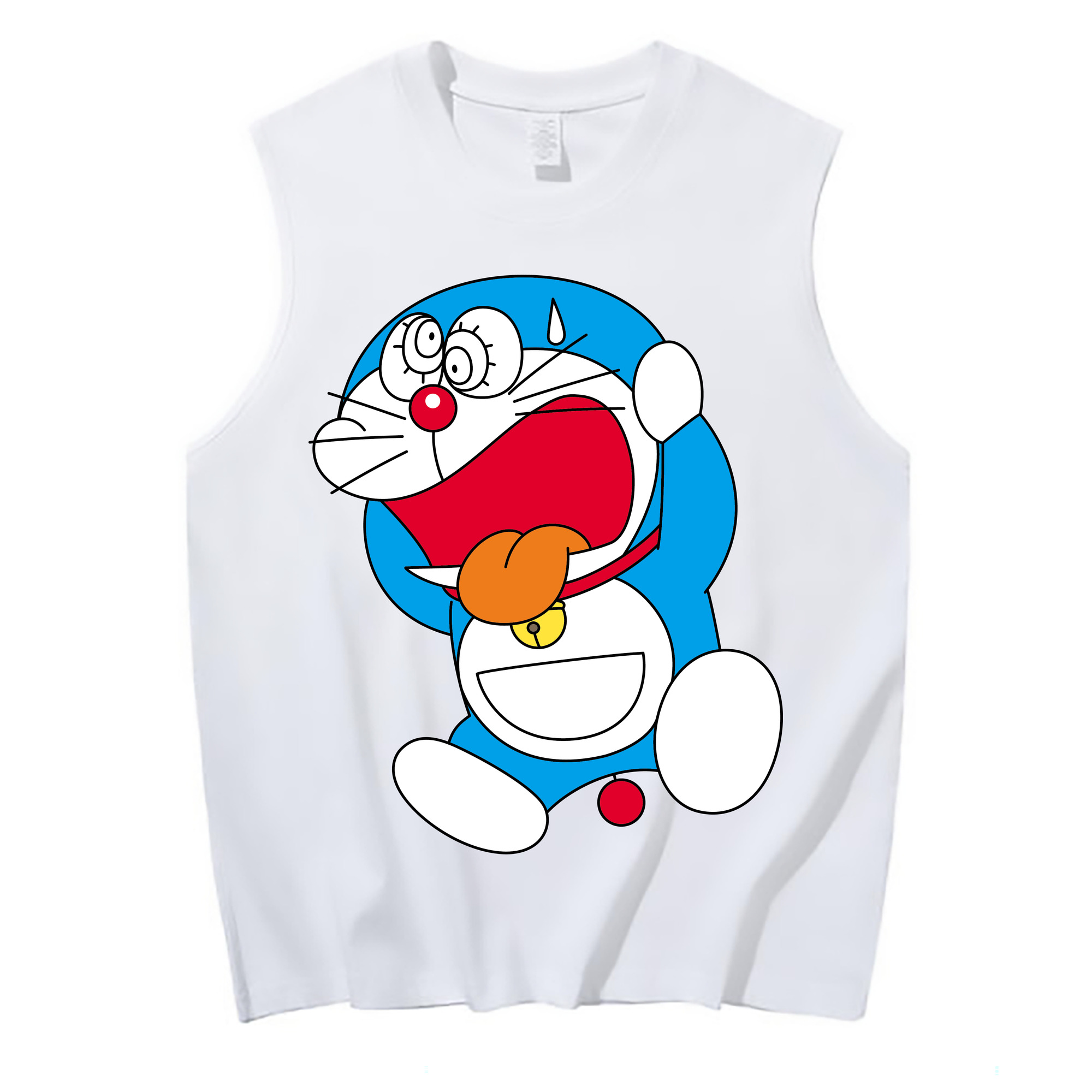 （画像用） ドラえもん Doraemon コットン100％タンクトップ（フロントプリント）