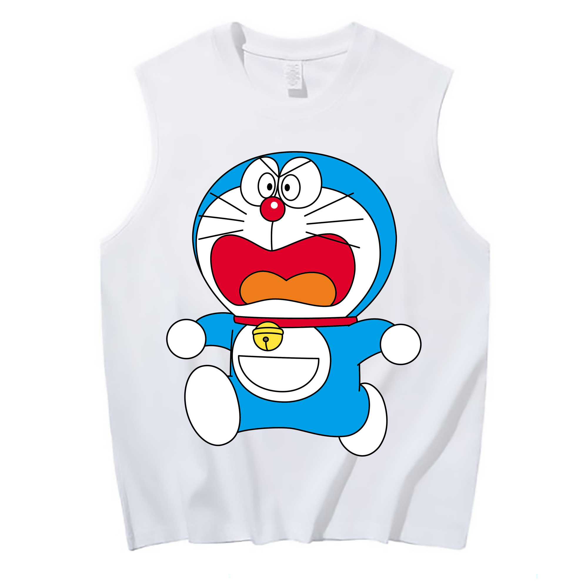 （画像用） ドラえもん Doraemon コットン100％タンクトップ（フロントプリント）