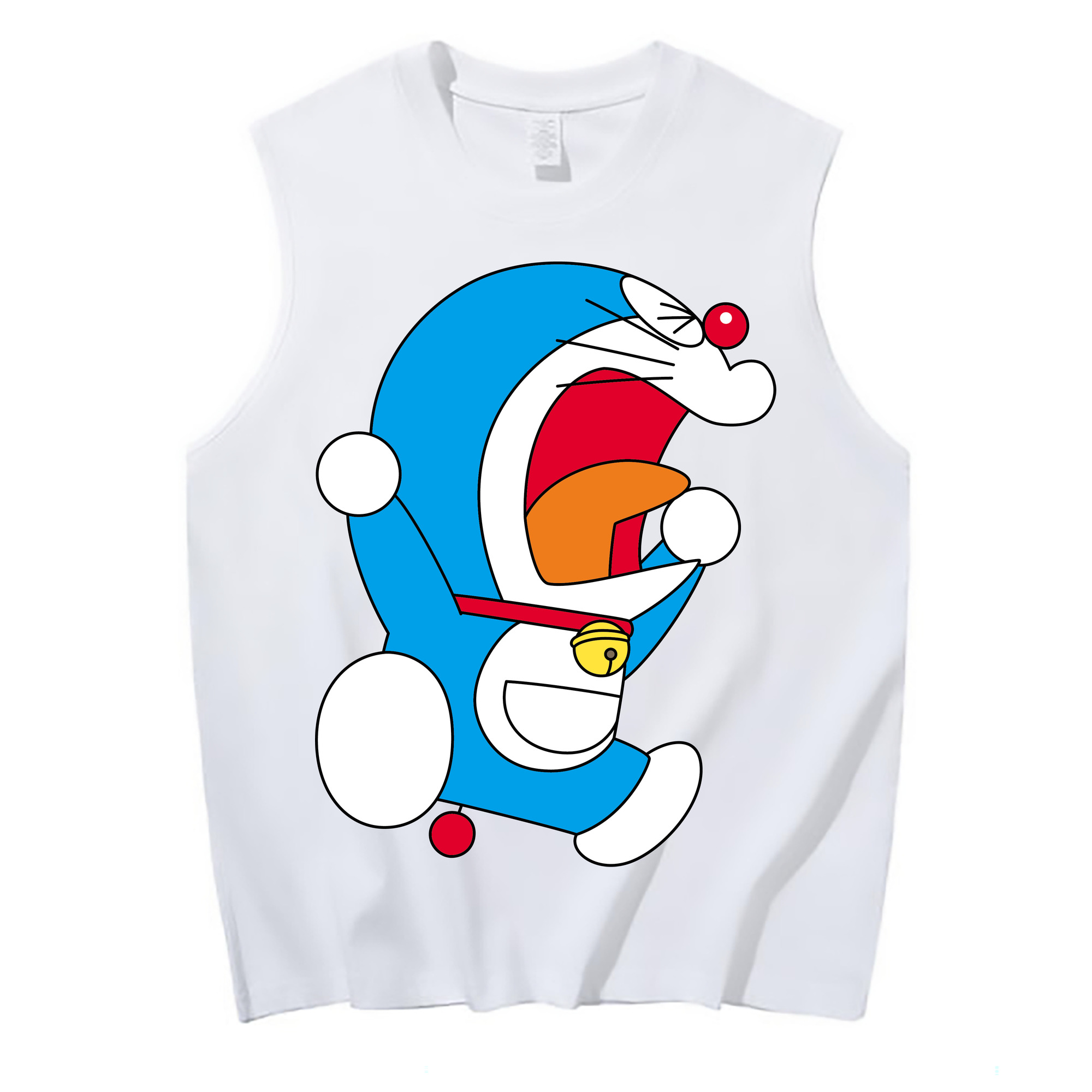 （画像用） ドラえもん Doraemon コットン100％タンクトップ（フロントプリント）