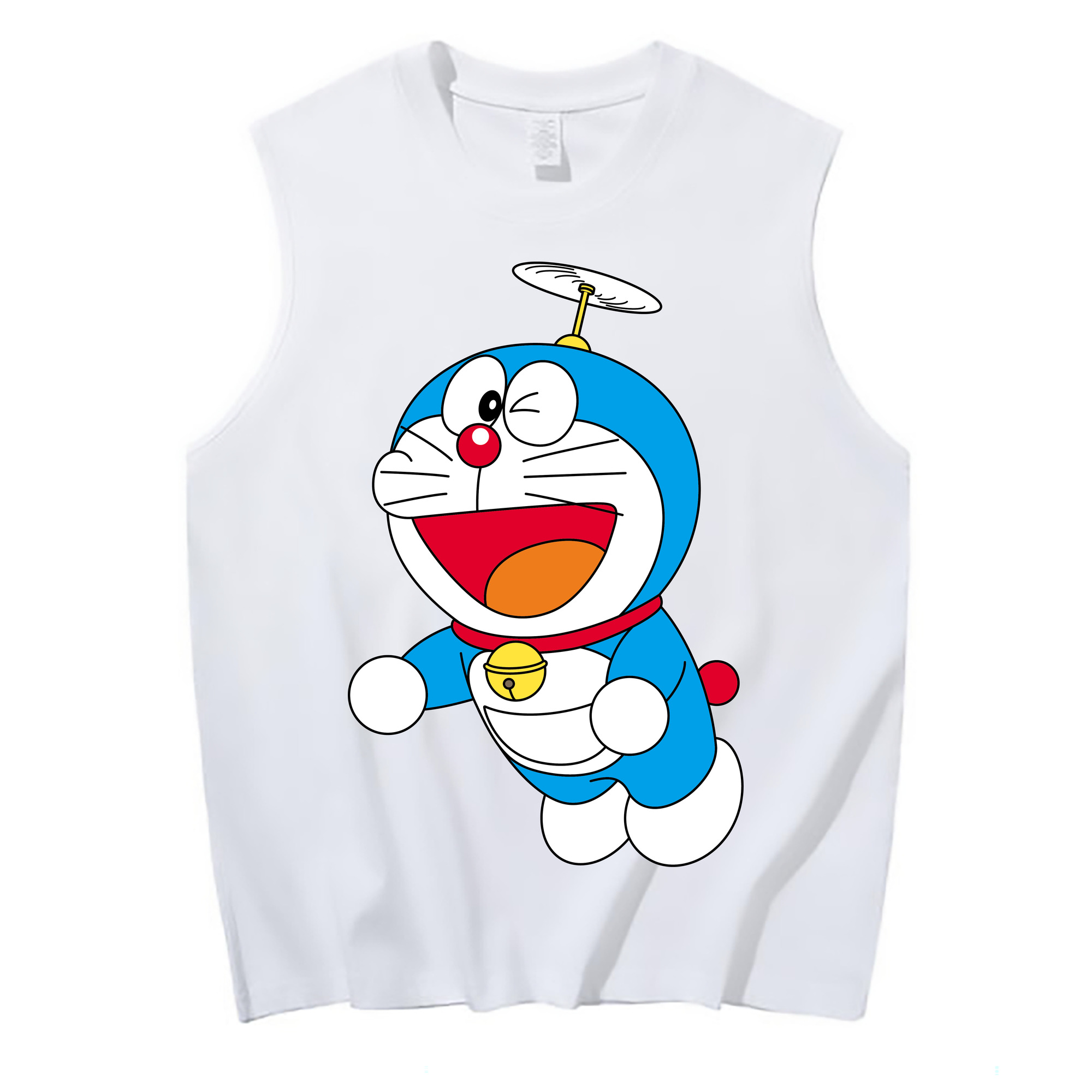 （画像用） ドラえもん Doraemon コットン100％タンクトップ（フロントプリント）
