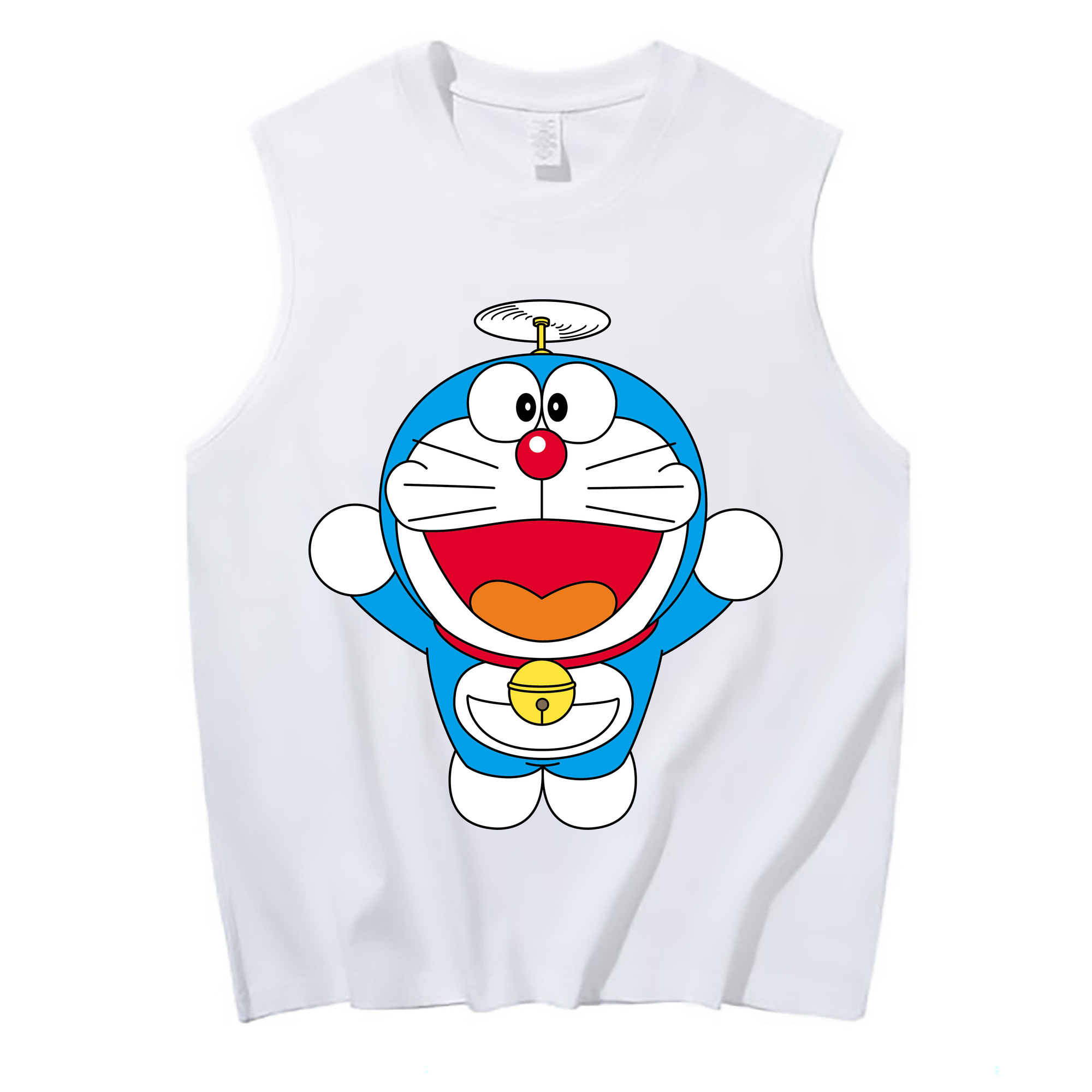 （画像用） ドラえもん Doraemon コットン100％タンクトップ（フロントプリント）