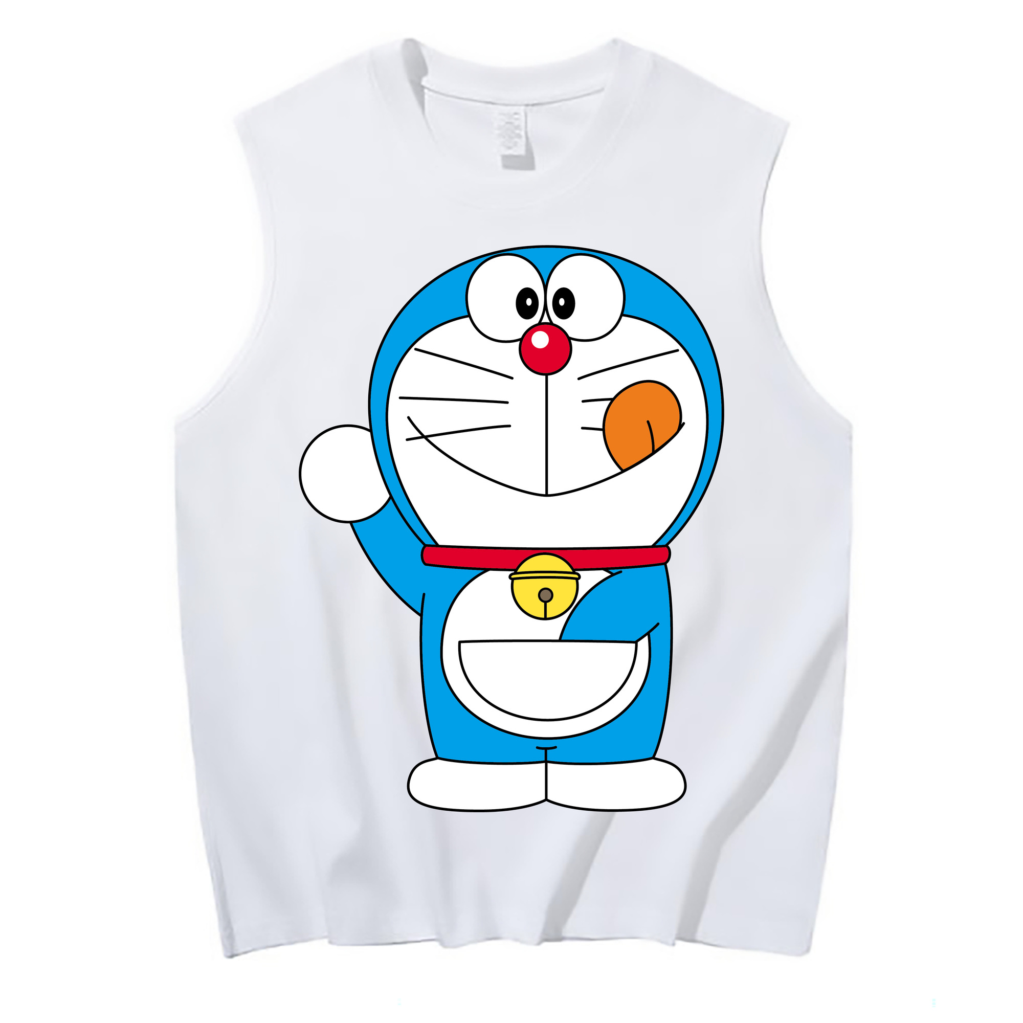 （画像用） ドラえもん Doraemon コットン100％タンクトップ（フロントプリント）