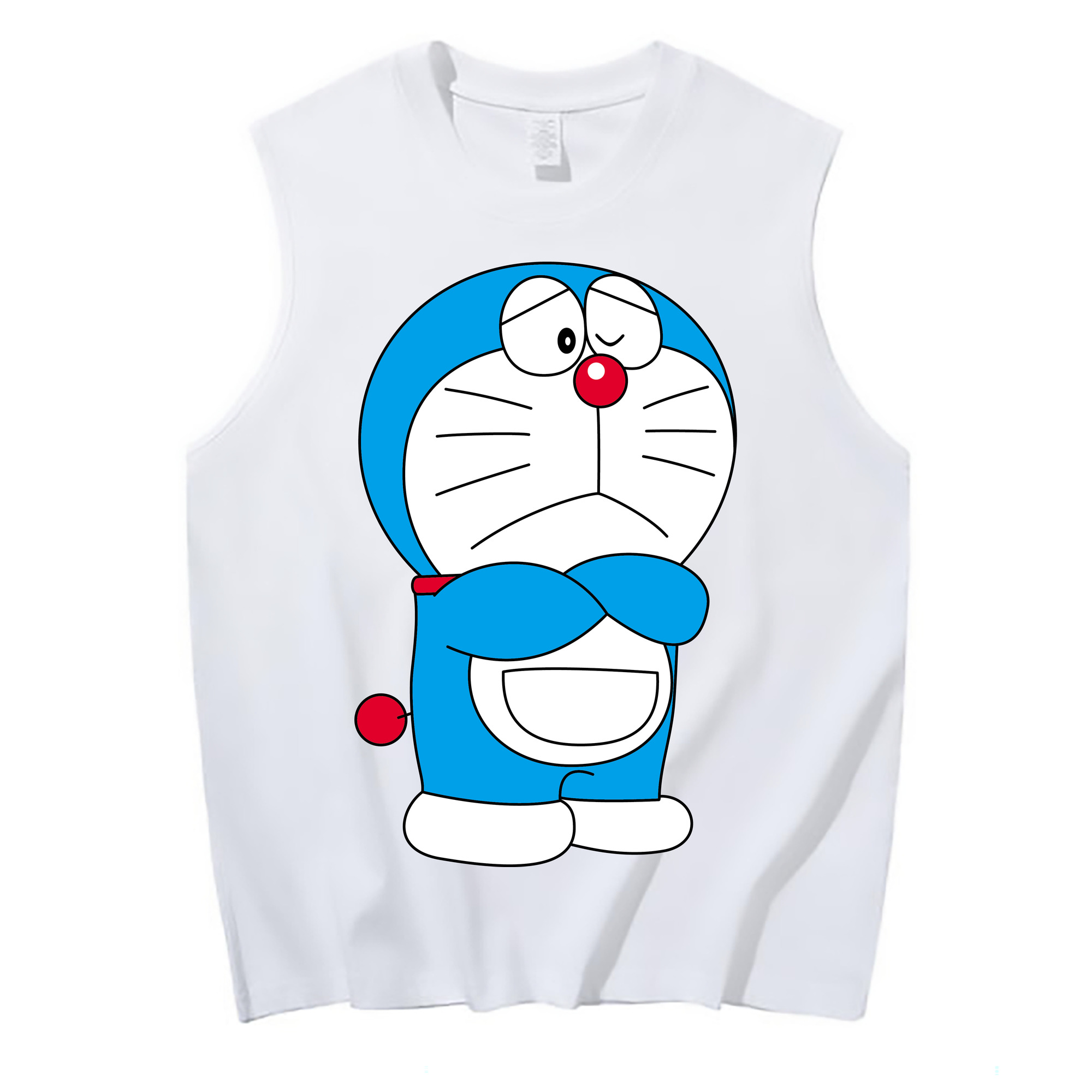 （画像用） ドラえもん Doraemon コットン100％タンクトップ（フロントプリント）
