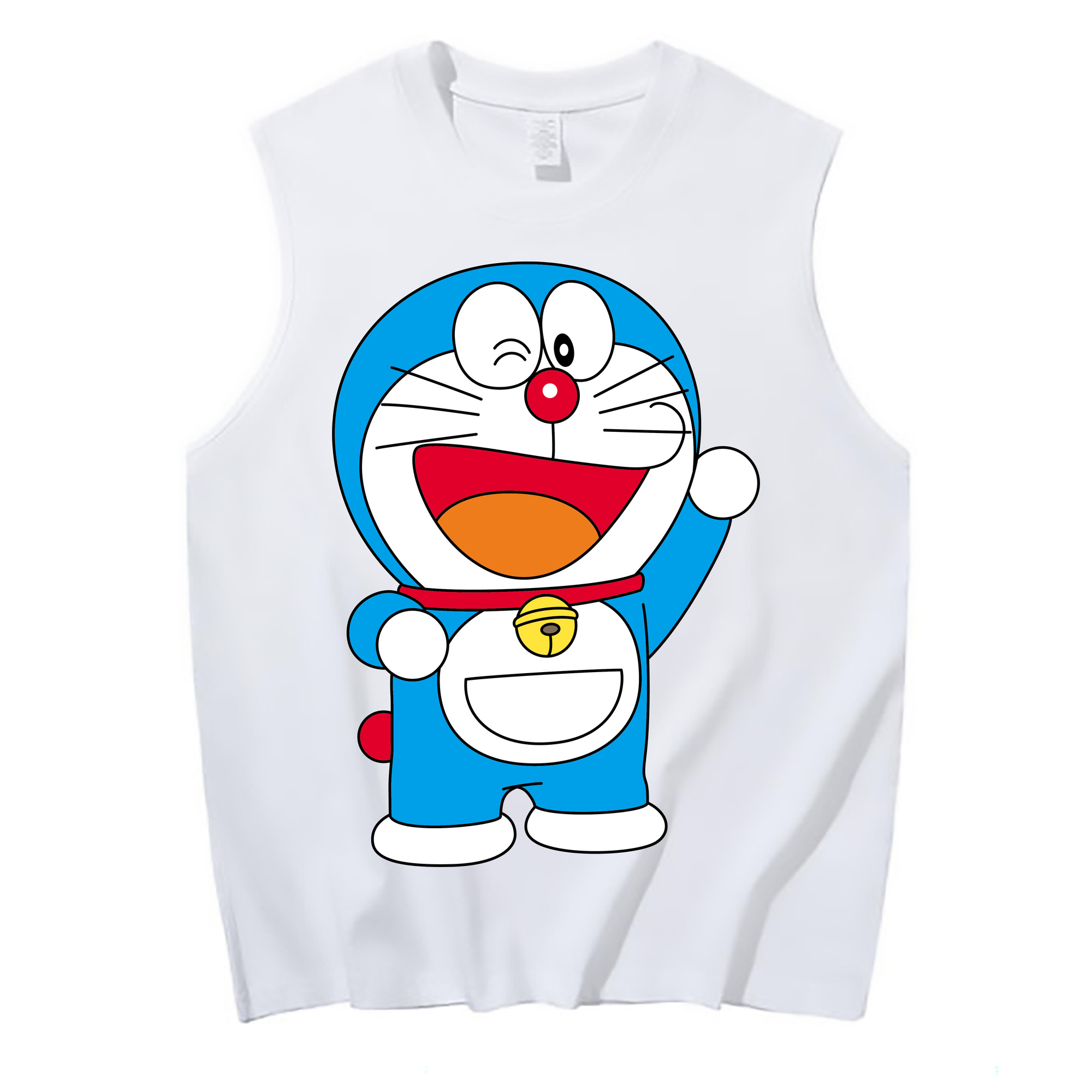 （画像用） ドラえもん Doraemon コットン100％タンクトップ（フロントプリント）