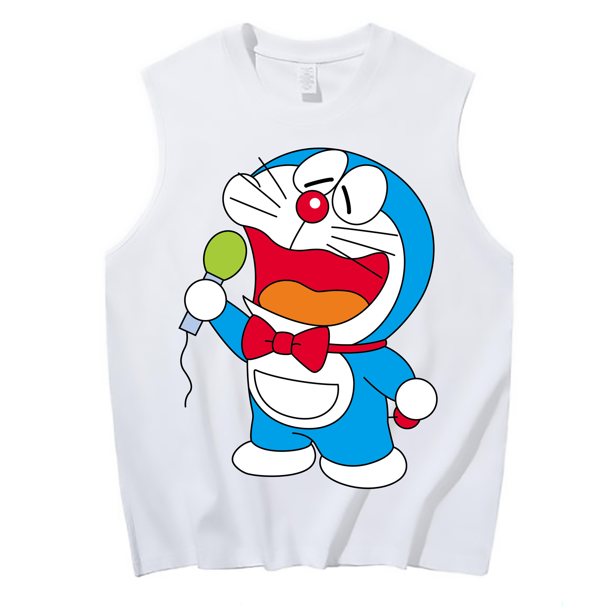 （画像用） ドラえもん Doraemon コットン100％タンクトップ（フロントプリント）