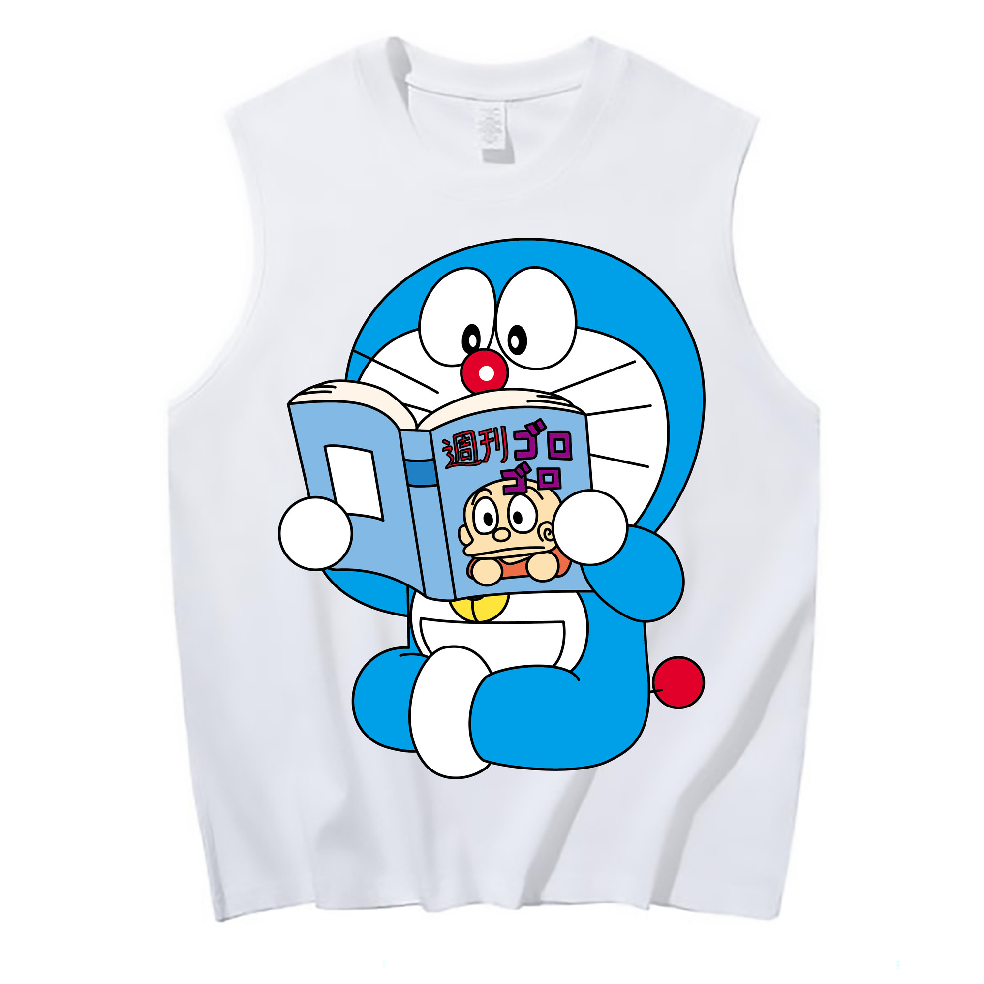 （画像用） ドラえもん Doraemon コットン100％タンクトップ（フロントプリント）