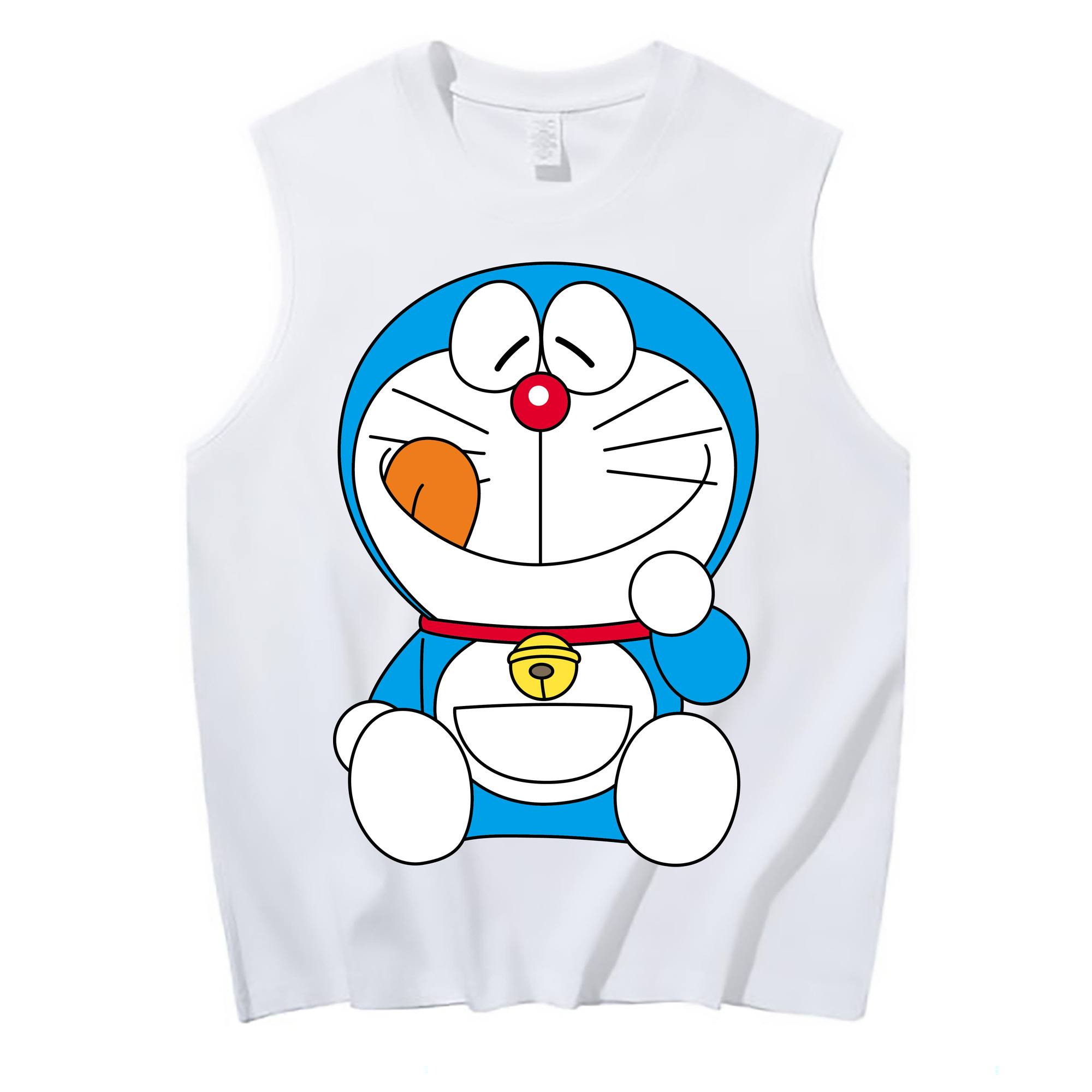 （画像用） ドラえもん Doraemon コットン100％タンクトップ（フロントプリント）