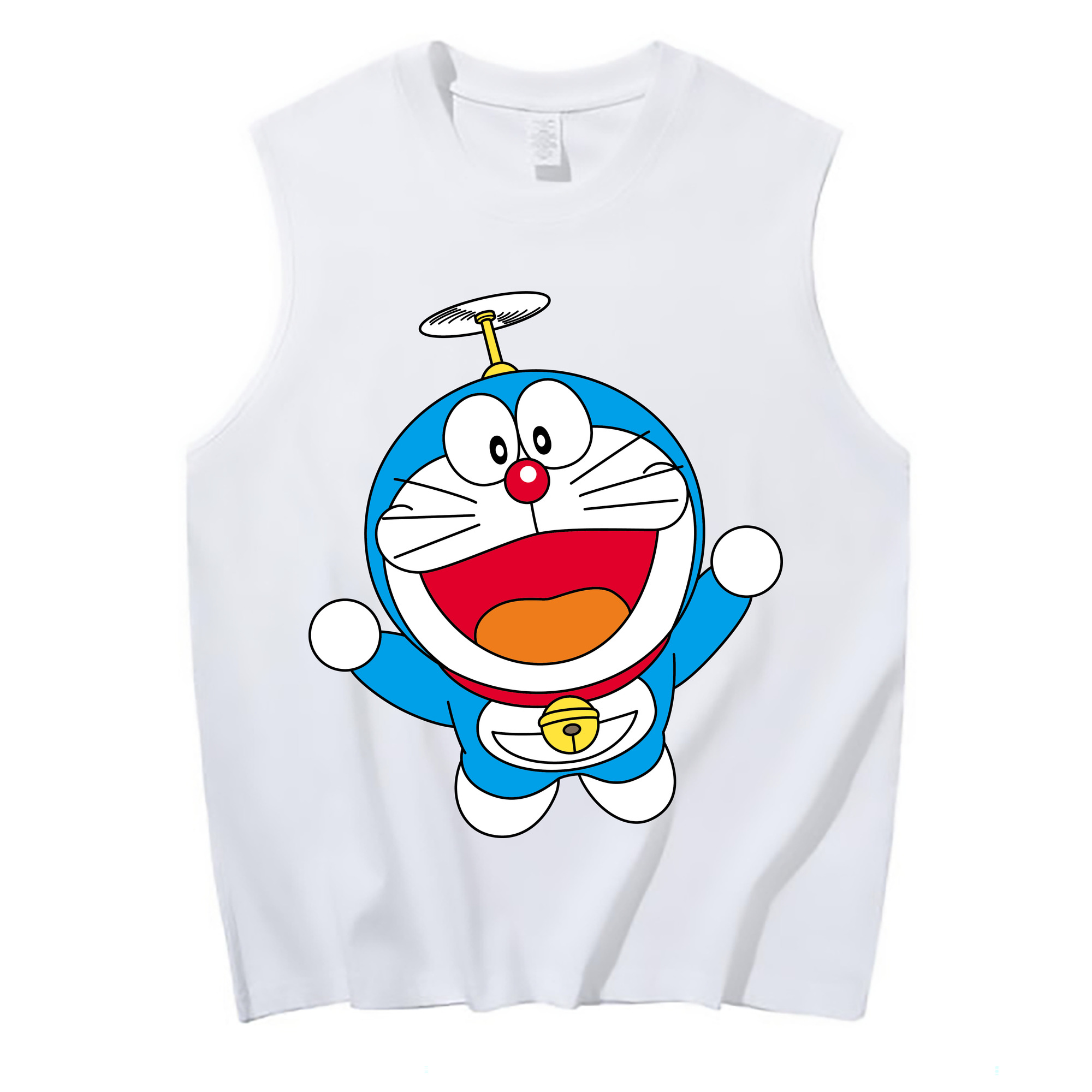 （画像用） ドラえもん Doraemon コットン100％タンクトップ（フロントプリント）