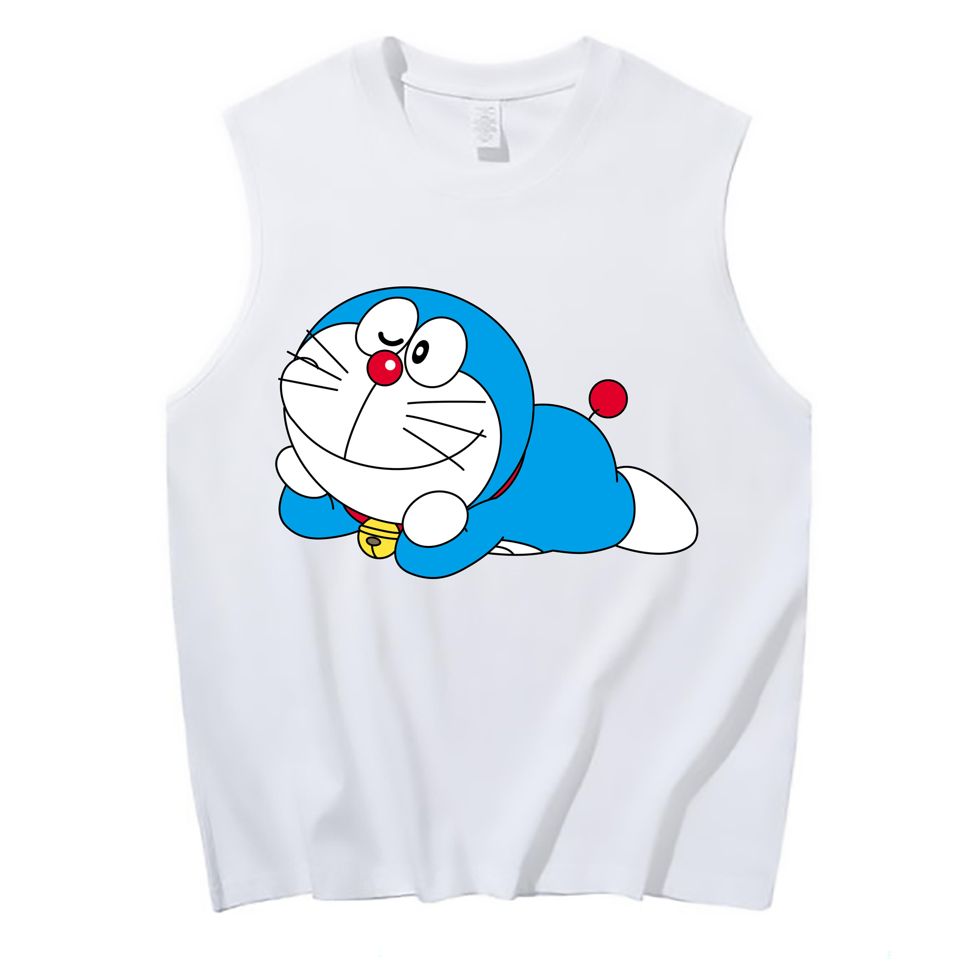 （画像用） ドラえもん Doraemon コットン100％タンクトップ（フロントプリント）