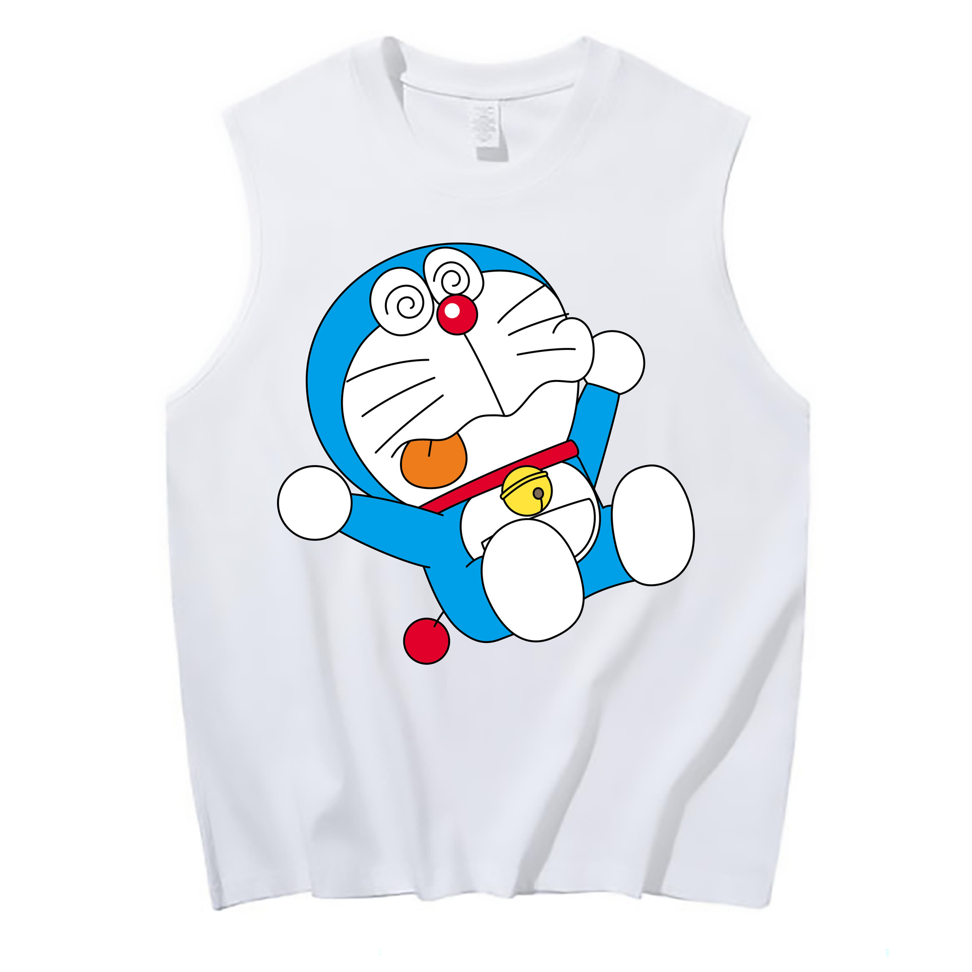 （画像用） ドラえもん Doraemon コットン100％タンクトップ（フロントプリント）