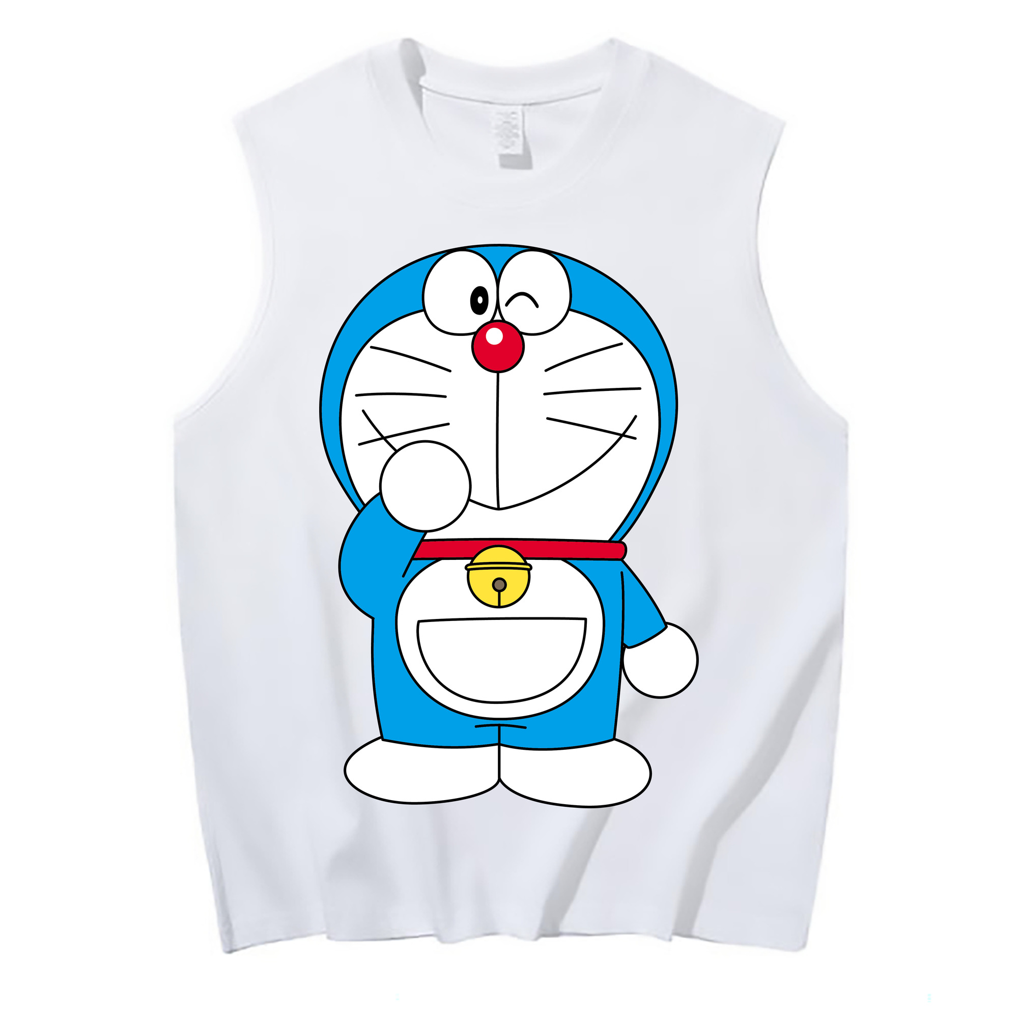 （画像用） ドラえもん Doraemon コットン100％タンクトップ（フロントプリント）