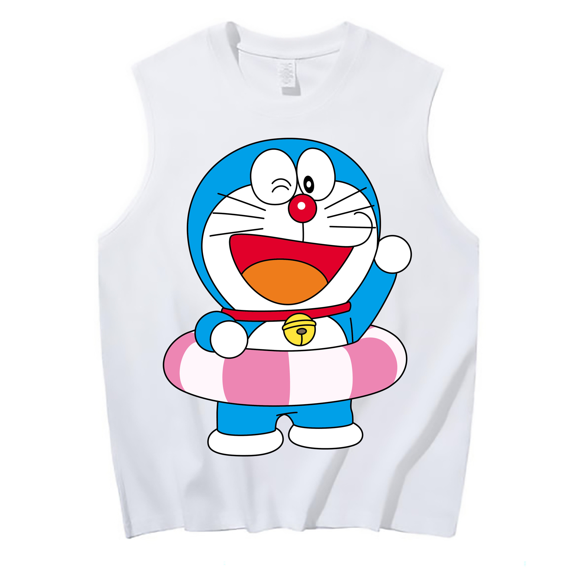 （画像用） ドラえもん Doraemon コットン100％タンクトップ（フロントプリント）