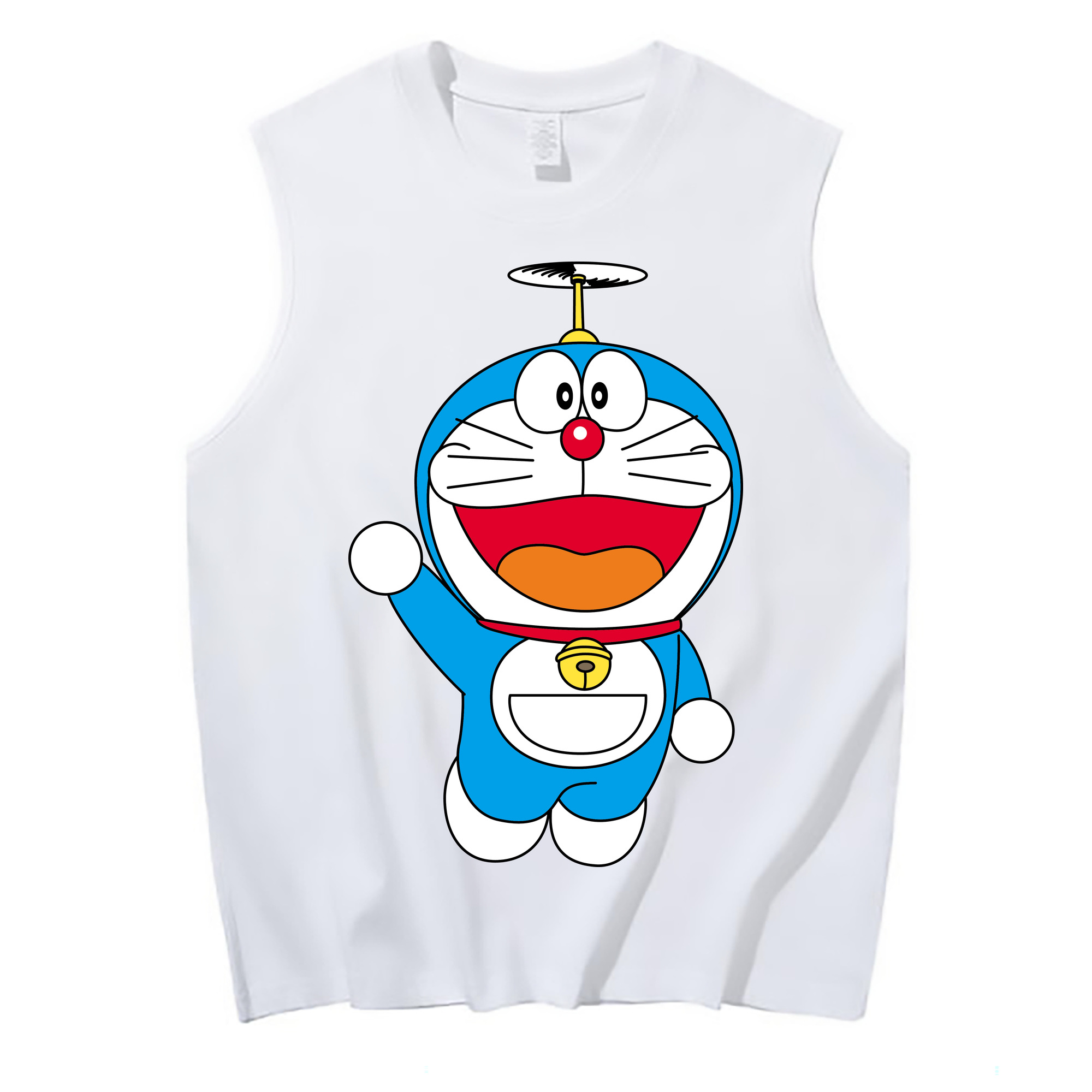 （画像用） ドラえもん Doraemon コットン100％タンクトップ（フロントプリント）