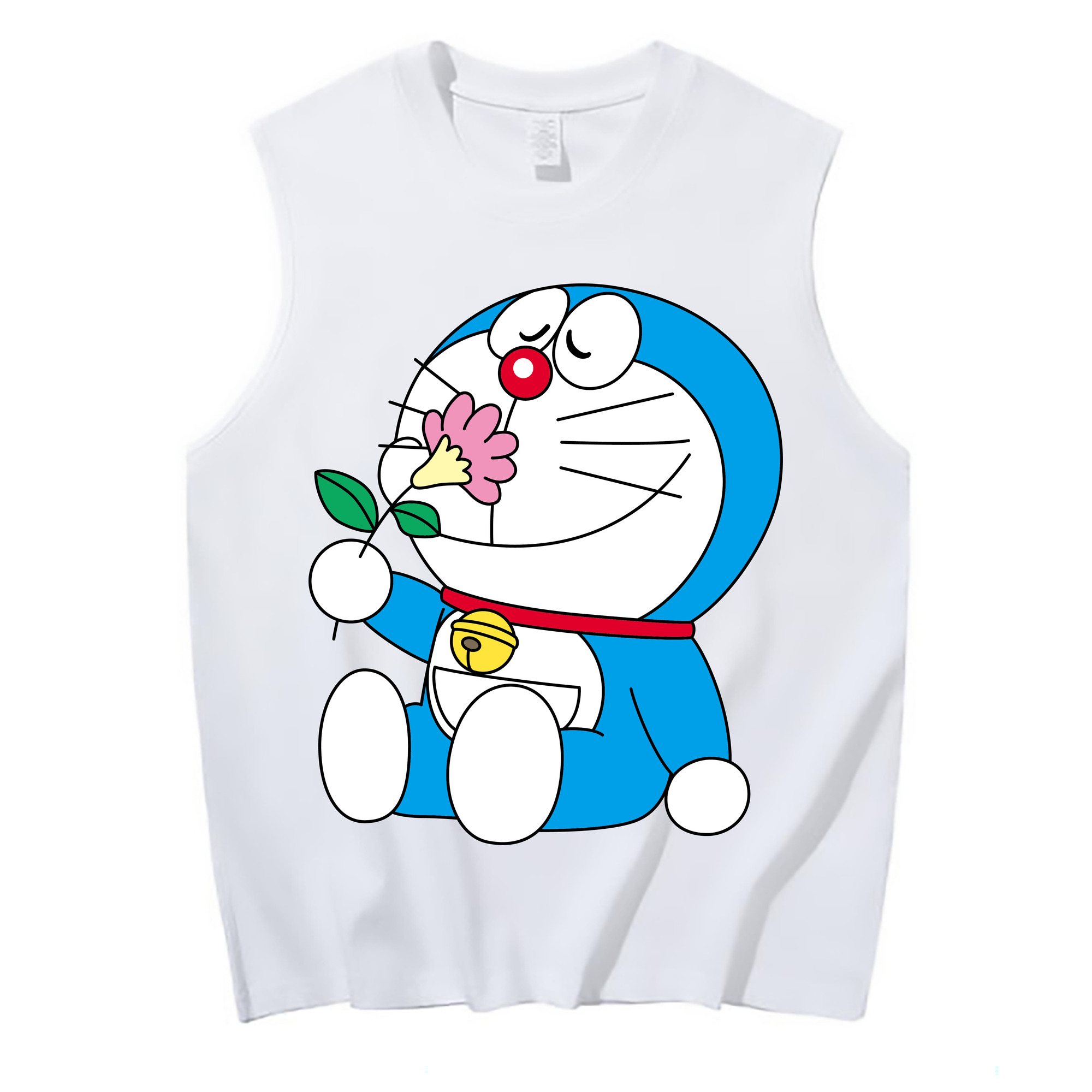 （画像用） ドラえもん Doraemon コットン100％タンクトップ（フロントプリント）